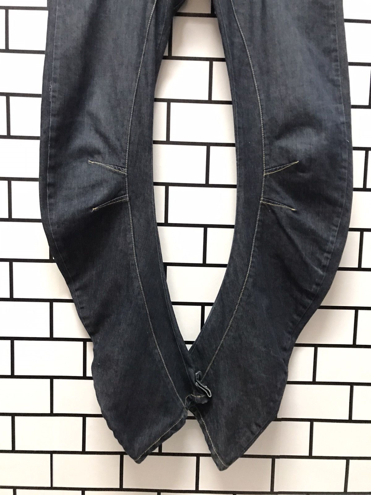 Japanese Brand × PPFM PPFM JAPAN MULTIPOCKET CURVE LEG BONDAGE DENIM PANTS Size US 34 / EU 50 - 5 Thumbnail