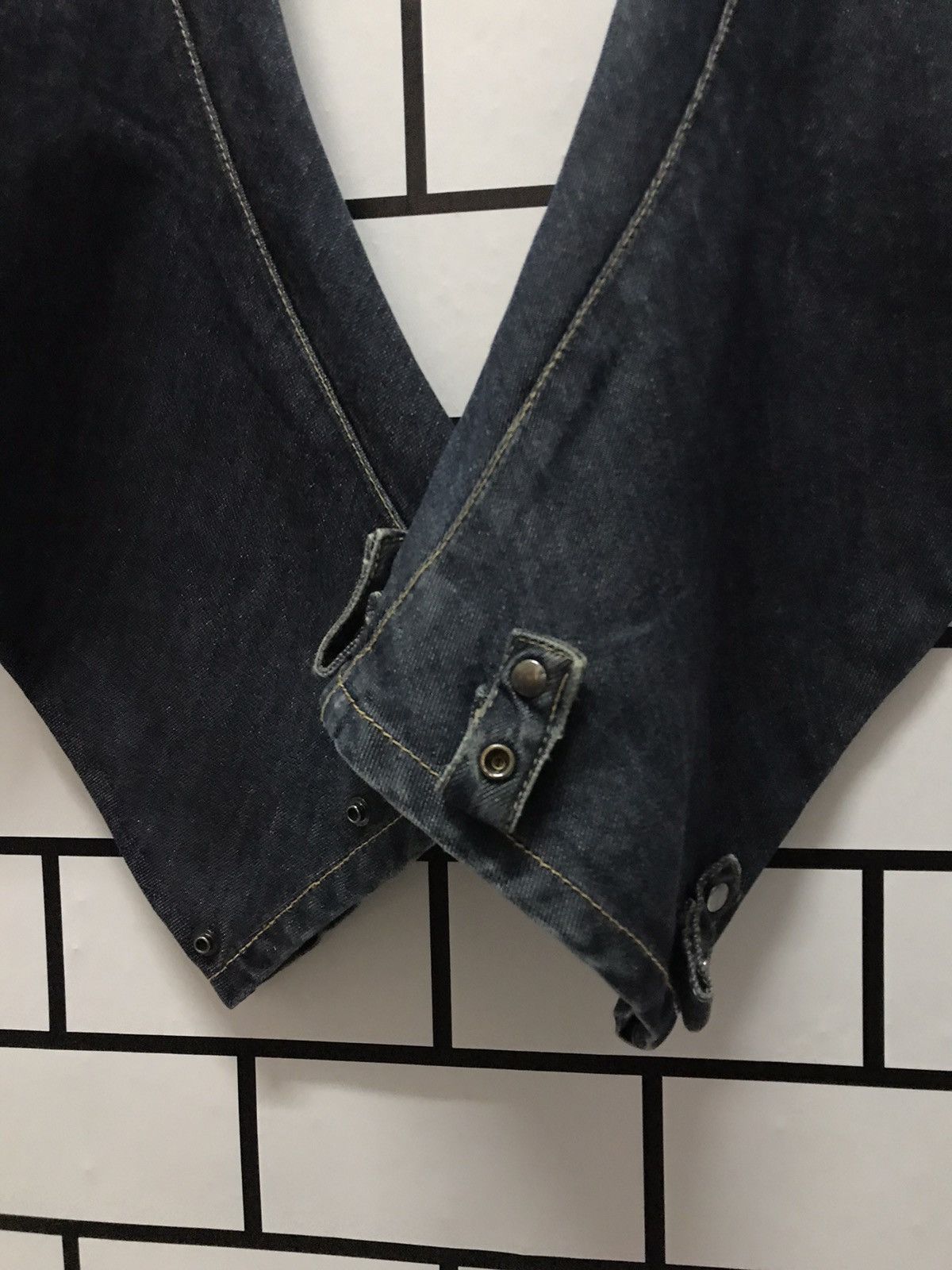 Japanese Brand × PPFM PPFM JAPAN MULTIPOCKET CURVE LEG BONDAGE DENIM PANTS Size US 34 / EU 50 - 12 Thumbnail