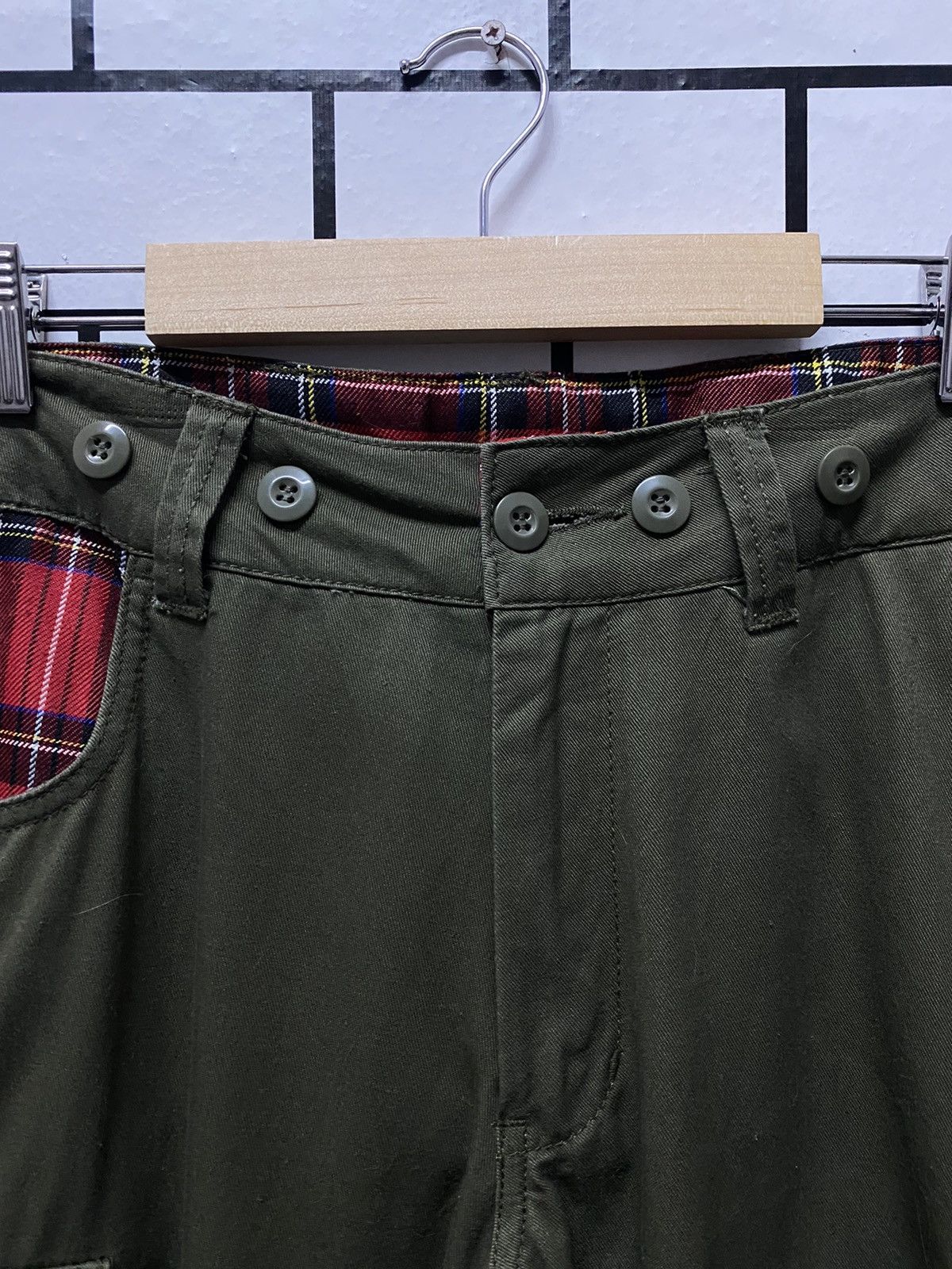 Japanese Brand Japanese Brand Cargo Pants Multi Pocket Tartans Lining Size US 32 / EU 48 - 14 Thumbnail