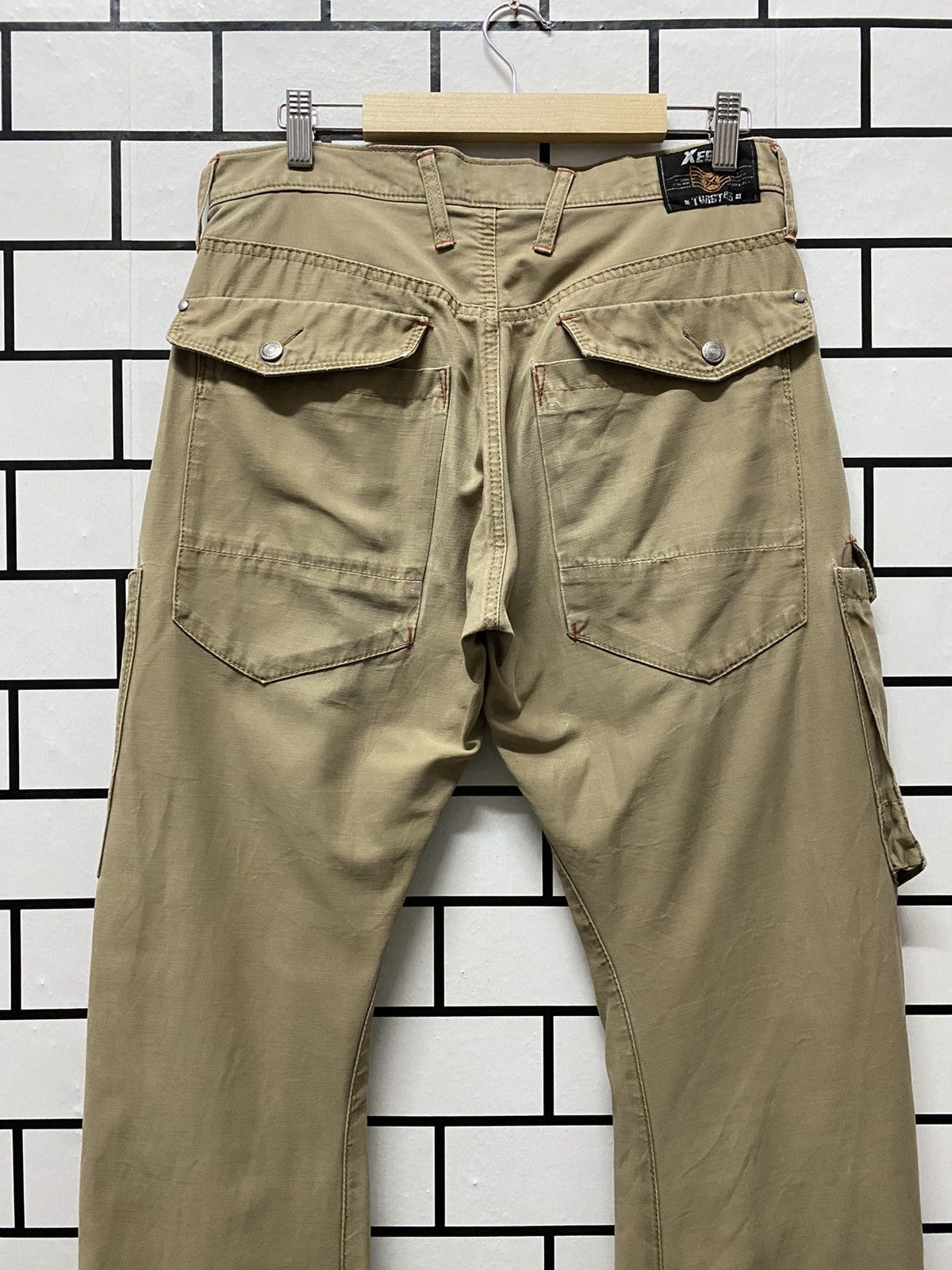 Japanese Brand Xebec Japan Cargo Bush Pants Multi Pocket Twisted Leg Size US 30 / EU 46 - 10 Thumbnail