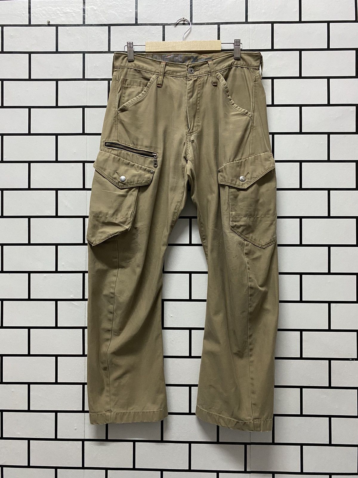 Japanese Brand Xebec Japan Cargo Bush Pants Multi Pocket Twisted Leg Size US 30 / EU 46 - 1 Thumbnail