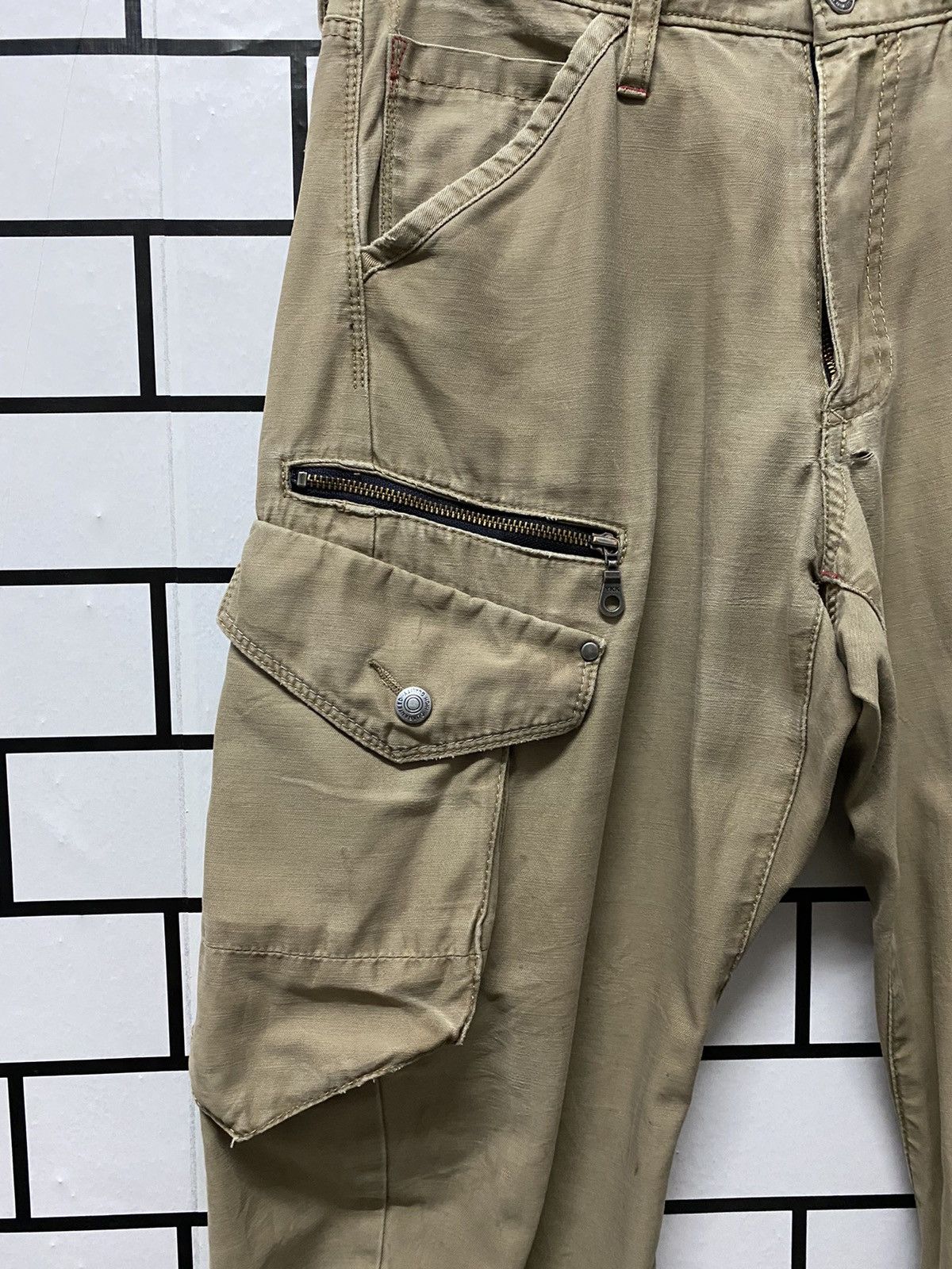 Japanese Brand Xebec Japan Cargo Bush Pants Multi Pocket Twisted Leg Size US 30 / EU 46 - 7 Thumbnail