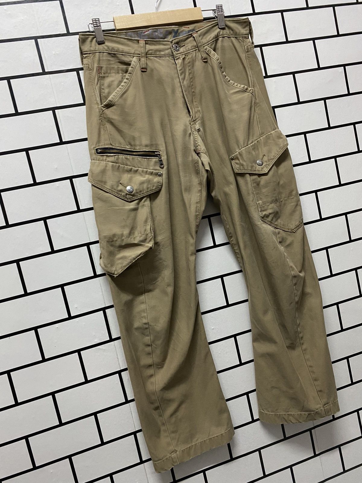 Japanese Brand Xebec Japan Cargo Bush Pants Multi Pocket Twisted Leg Size US 30 / EU 46 - 3 Thumbnail