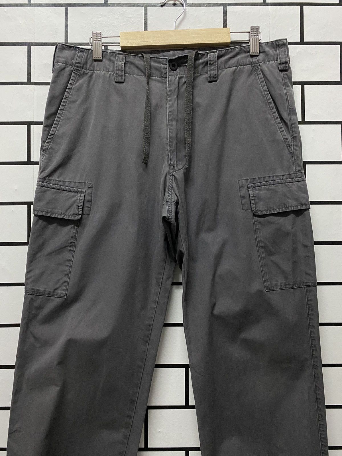 Japanese Brand × Vintage Vintage Japan Brand Cargo Combat Style Drawstring Pants Size US 32 / EU 48 - 3 Thumbnail