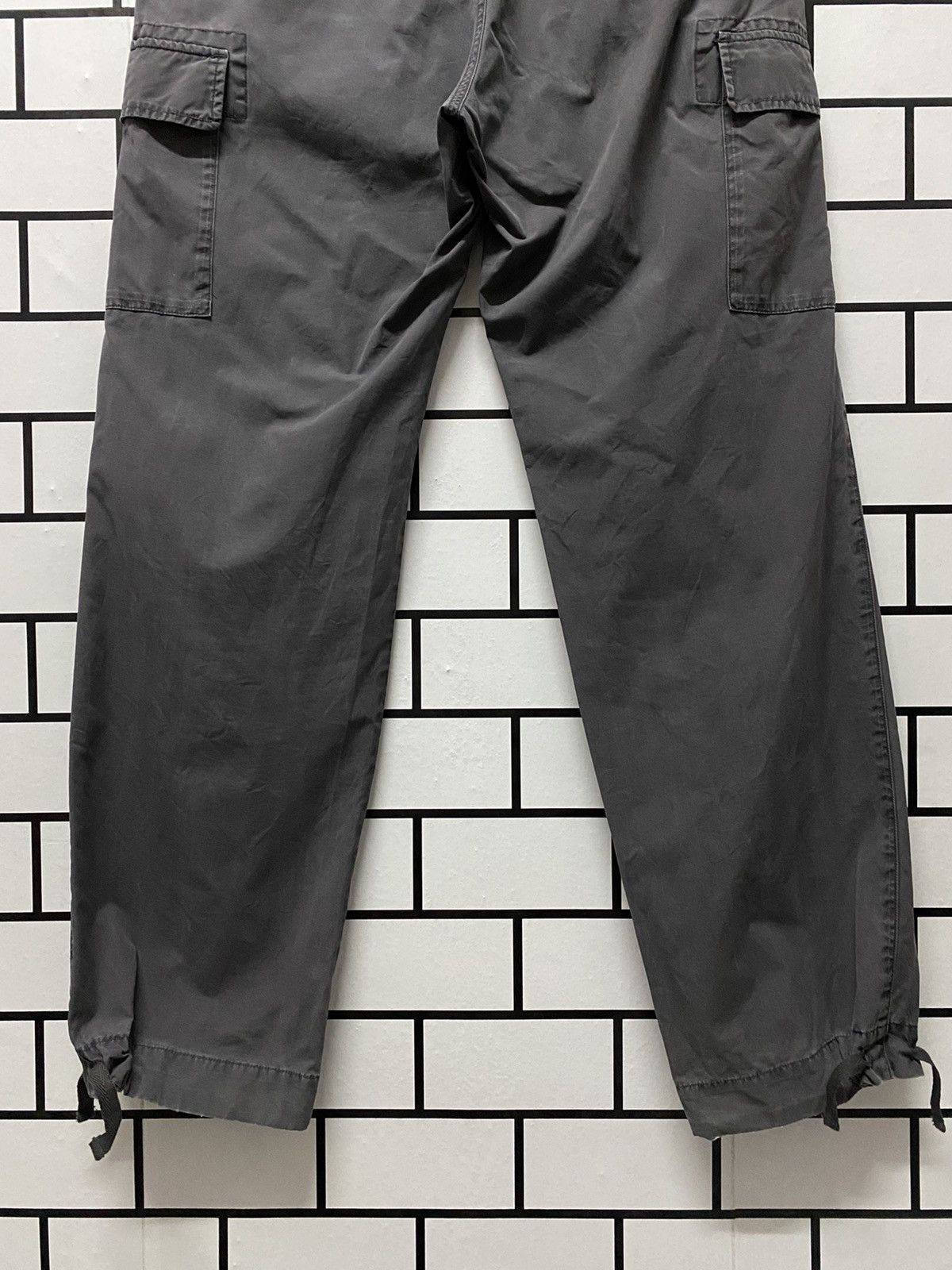 Japanese Brand × Vintage Vintage Japan Brand Cargo Combat Style Drawstring Pants Size US 32 / EU 48 - 8 Thumbnail