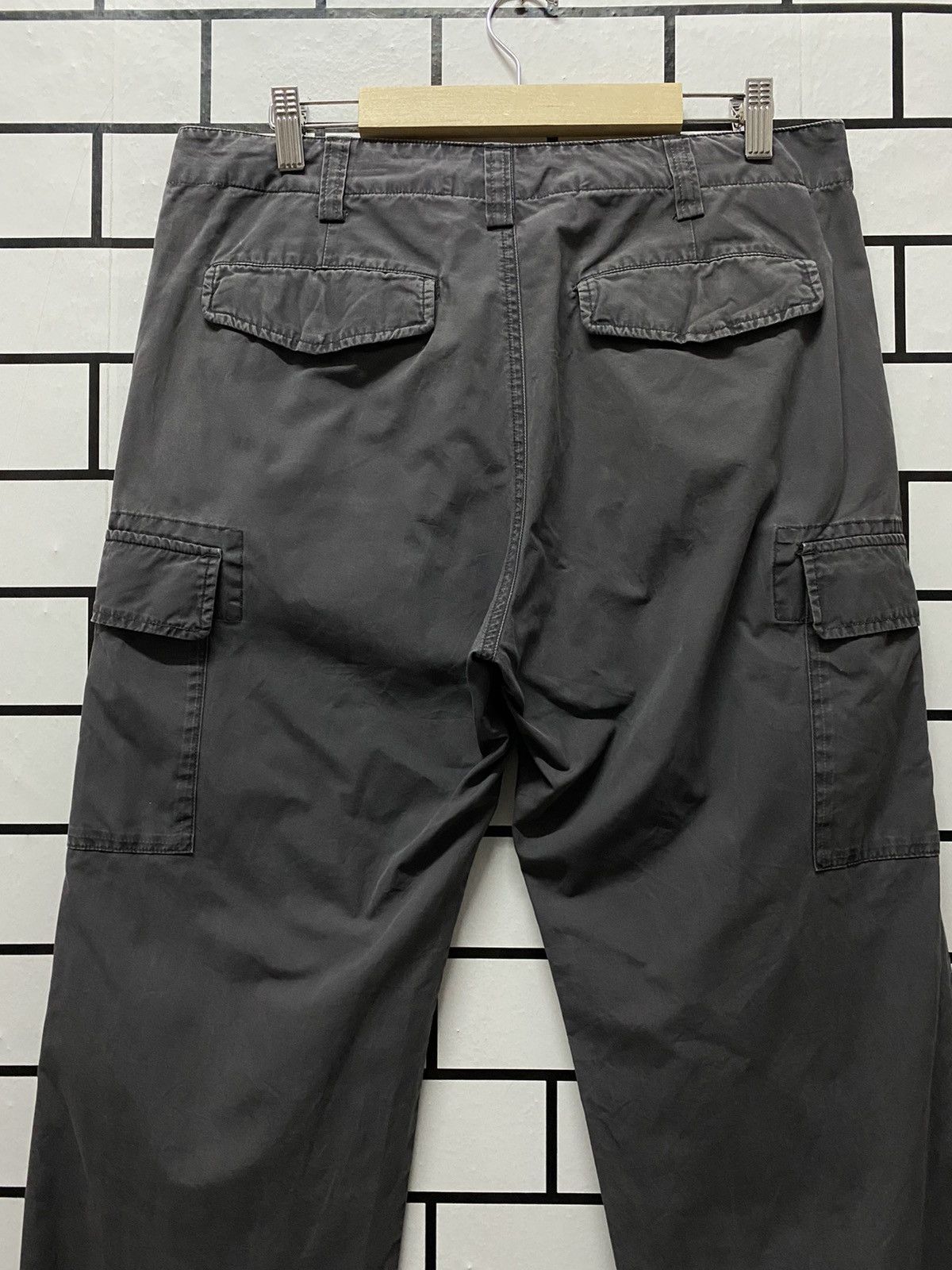 Japanese Brand × Vintage Vintage Japan Brand Cargo Combat Style Drawstring Pants Size US 32 / EU 48 - 9 Thumbnail