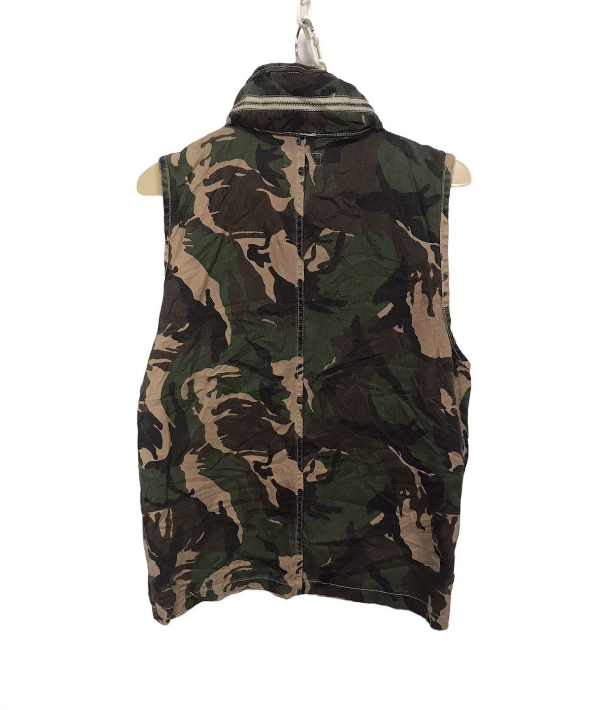 Japanese Brand Vest multipocket camo hidden hoodie by insolent Size US M / EU 48-50 / 2 - 2 Thumbnail