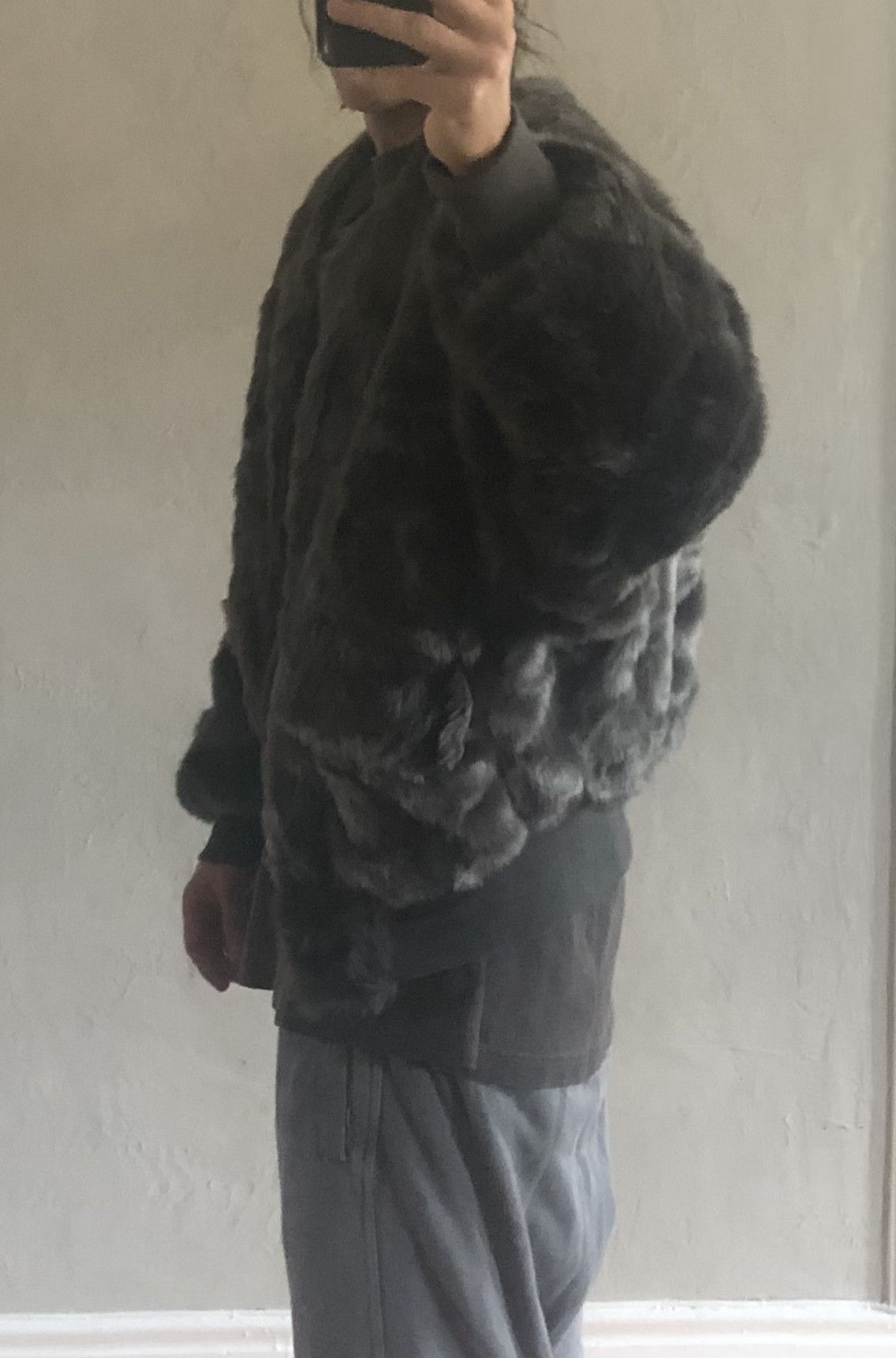 LANDLORD Landlord New York fake fur bomber jacket, dark green Size US M / EU 48-50 / 2 - 8 Thumbnail