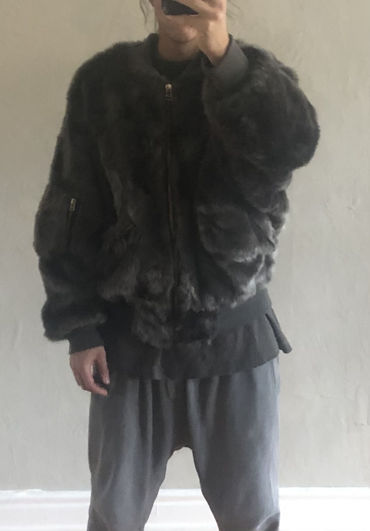 LANDLORD Landlord New York fake fur bomber jacket, dark green Size US M / EU 48-50 / 2 - 9 Thumbnail