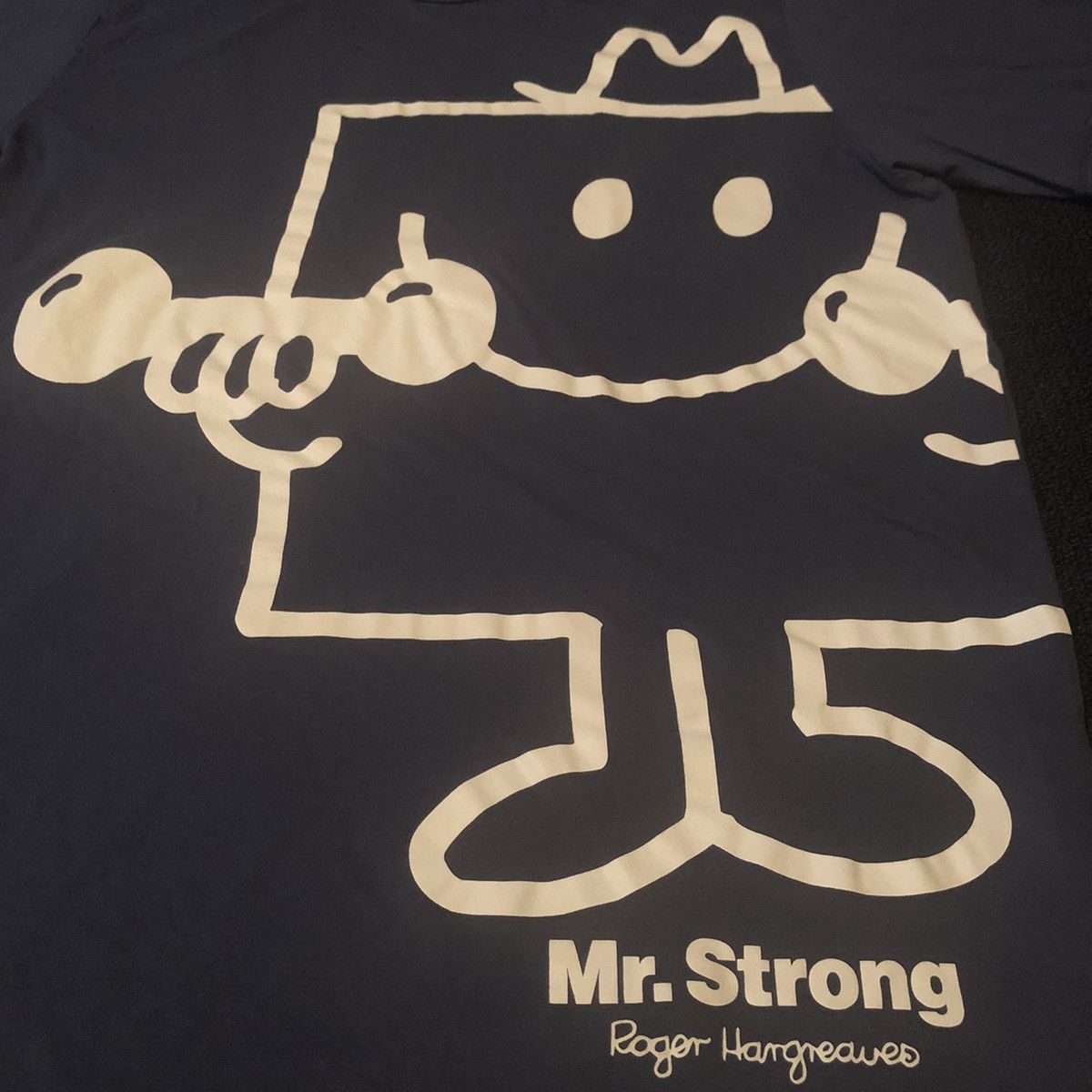 Cartoon Network × Uniqlo VTG Uniqlo Mr Men Little Miss Mr Strong Roger Hargreaves Tee Size US XL / EU 56 / 4 - 3 Thumbnail