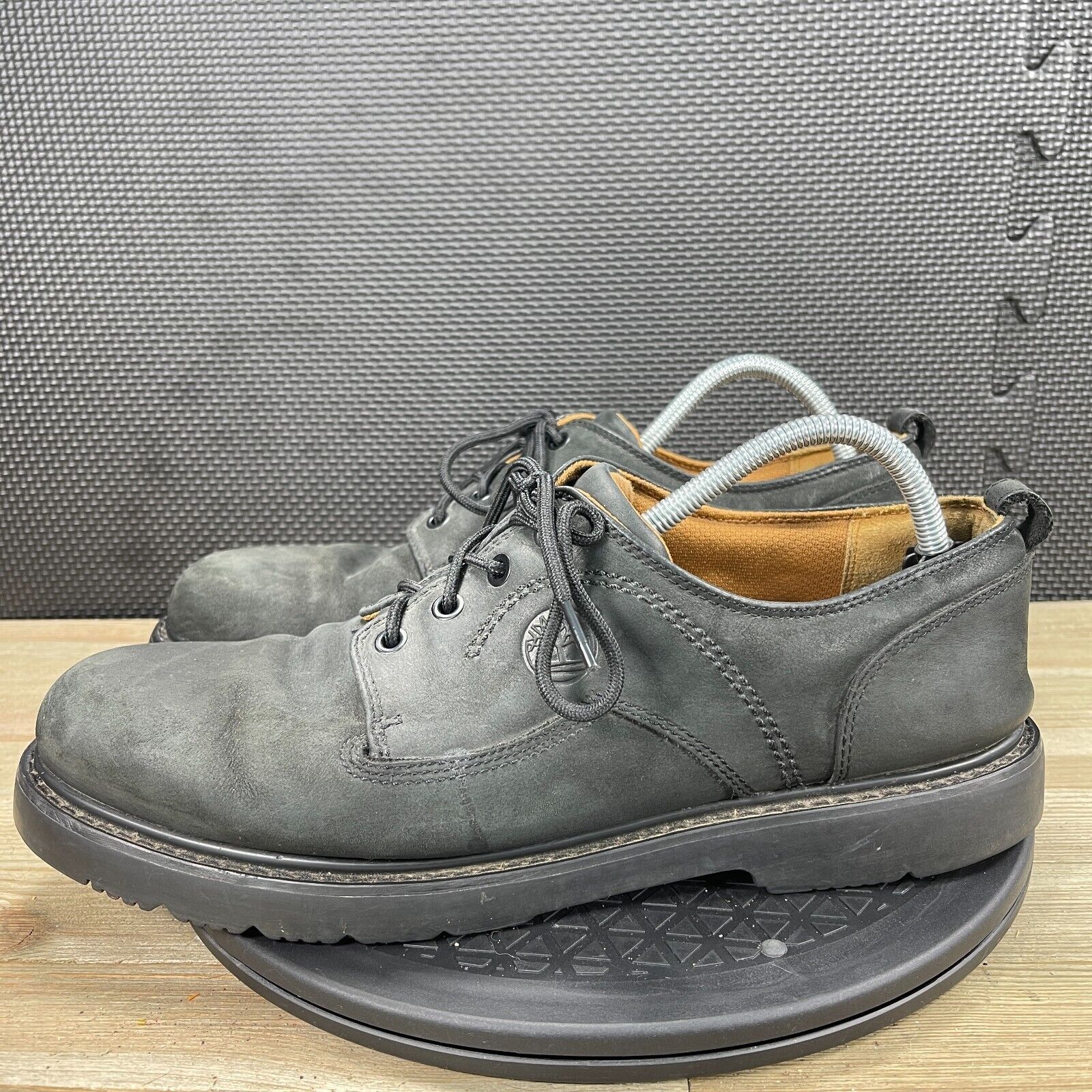 Timberland Timberland Black Waterproof Lace Up Leather Shoes Size US 12 / EU 45 - 3 Thumbnail
