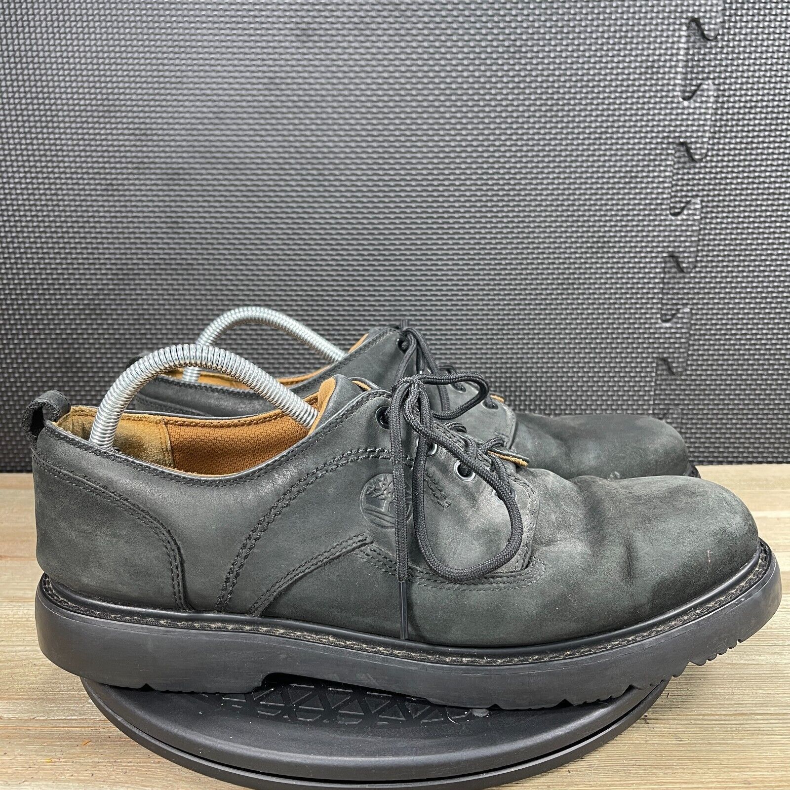 Timberland Timberland Black Waterproof Lace Up Leather Shoes Size US 12 / EU 45 - 1 Thumbnail