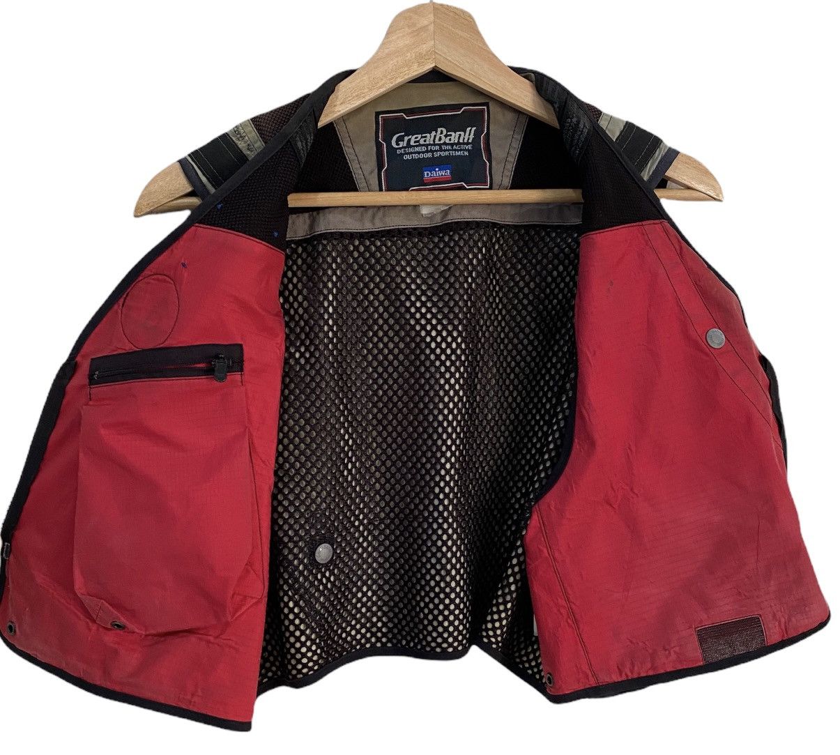 DAIWA 🇯🇵Vintage Daiwa Tactical Parachute Pocket Utility Vest Size US S / EU 44-46 / 1 - 6 Thumbnail