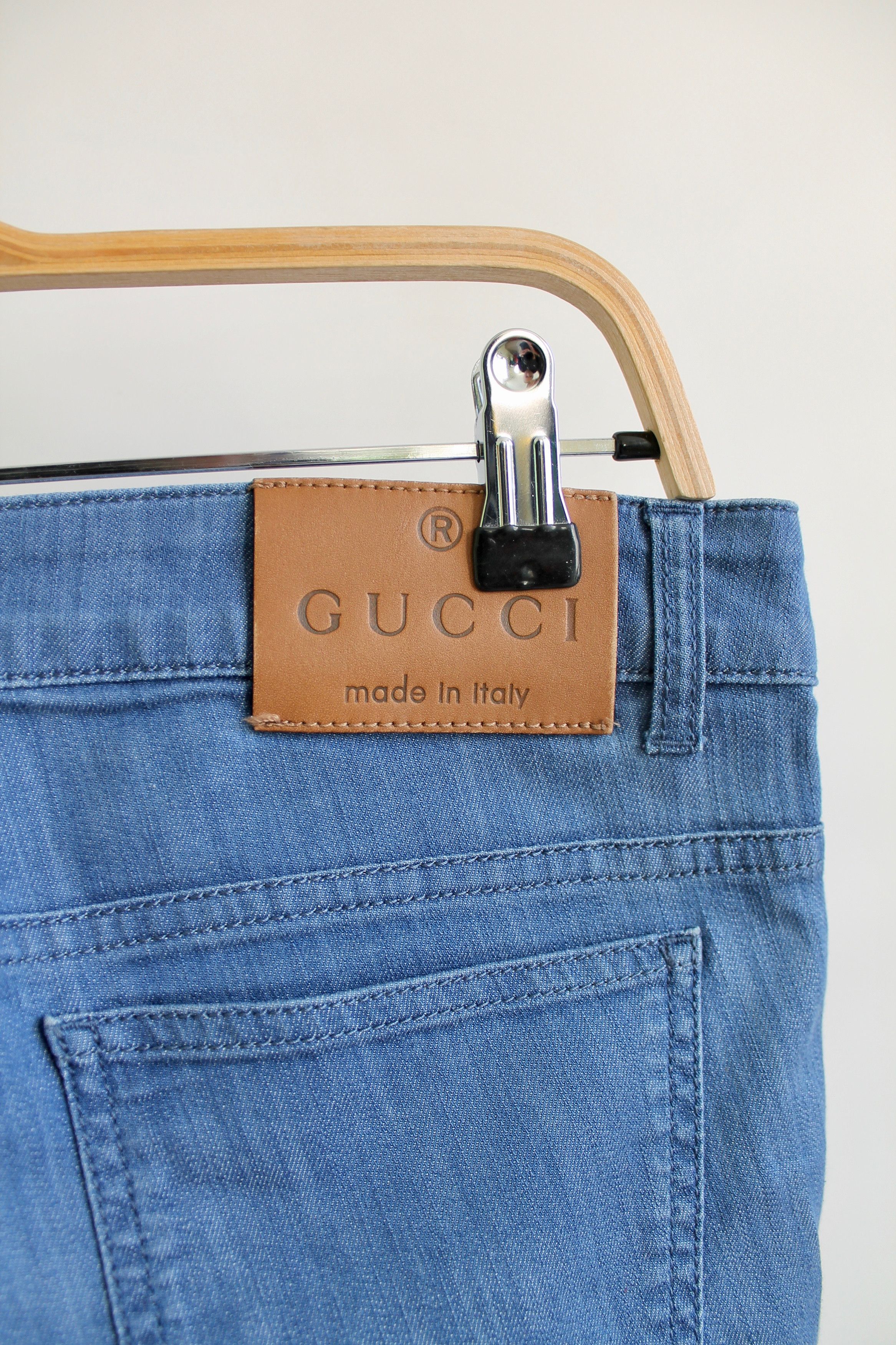 Gucci GUCCI Flared Denim Pants 70's Stretch Blue Ladies Size 27" / US 4 / IT 40 - 6 Thumbnail