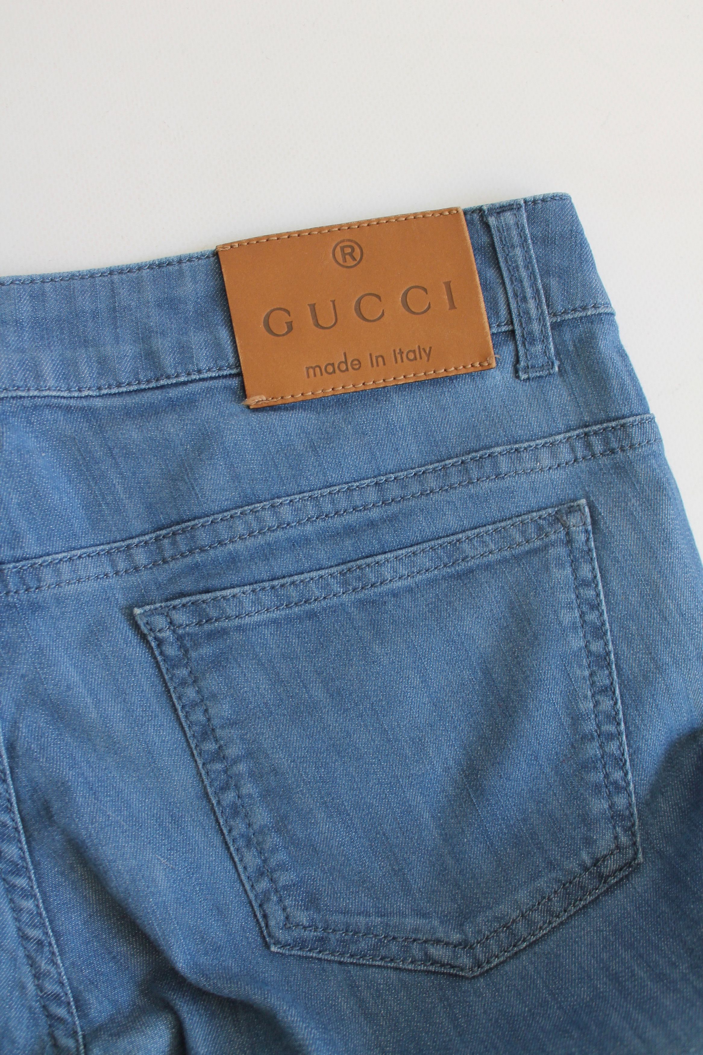 Gucci GUCCI Flared Denim Pants 70's Stretch Blue Ladies Size 27" / US 4 / IT 40 - 23 Thumbnail