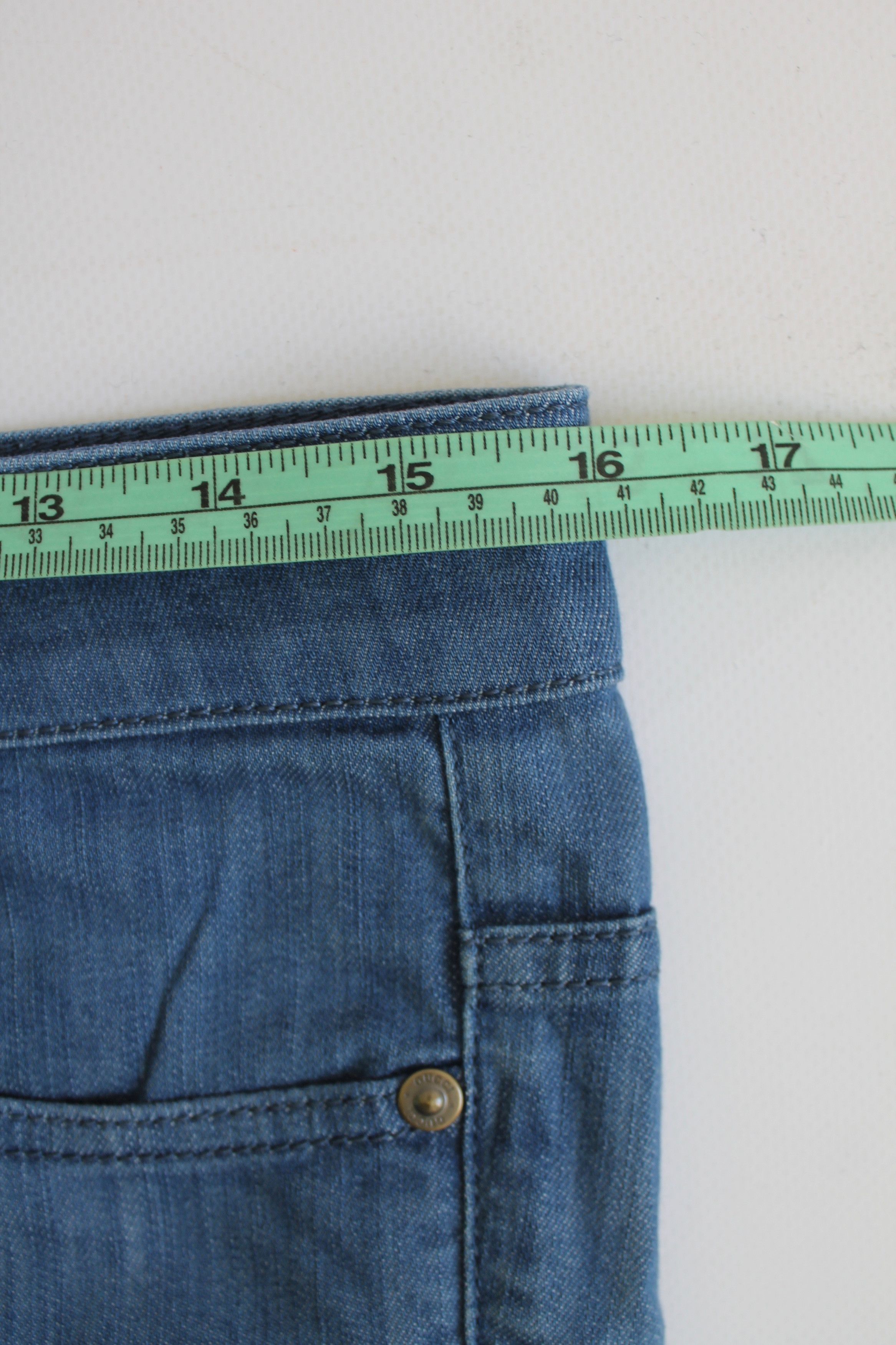 Gucci GUCCI Flared Denim Pants 70's Stretch Blue Ladies Size 27" / US 4 / IT 40 - 16 Thumbnail