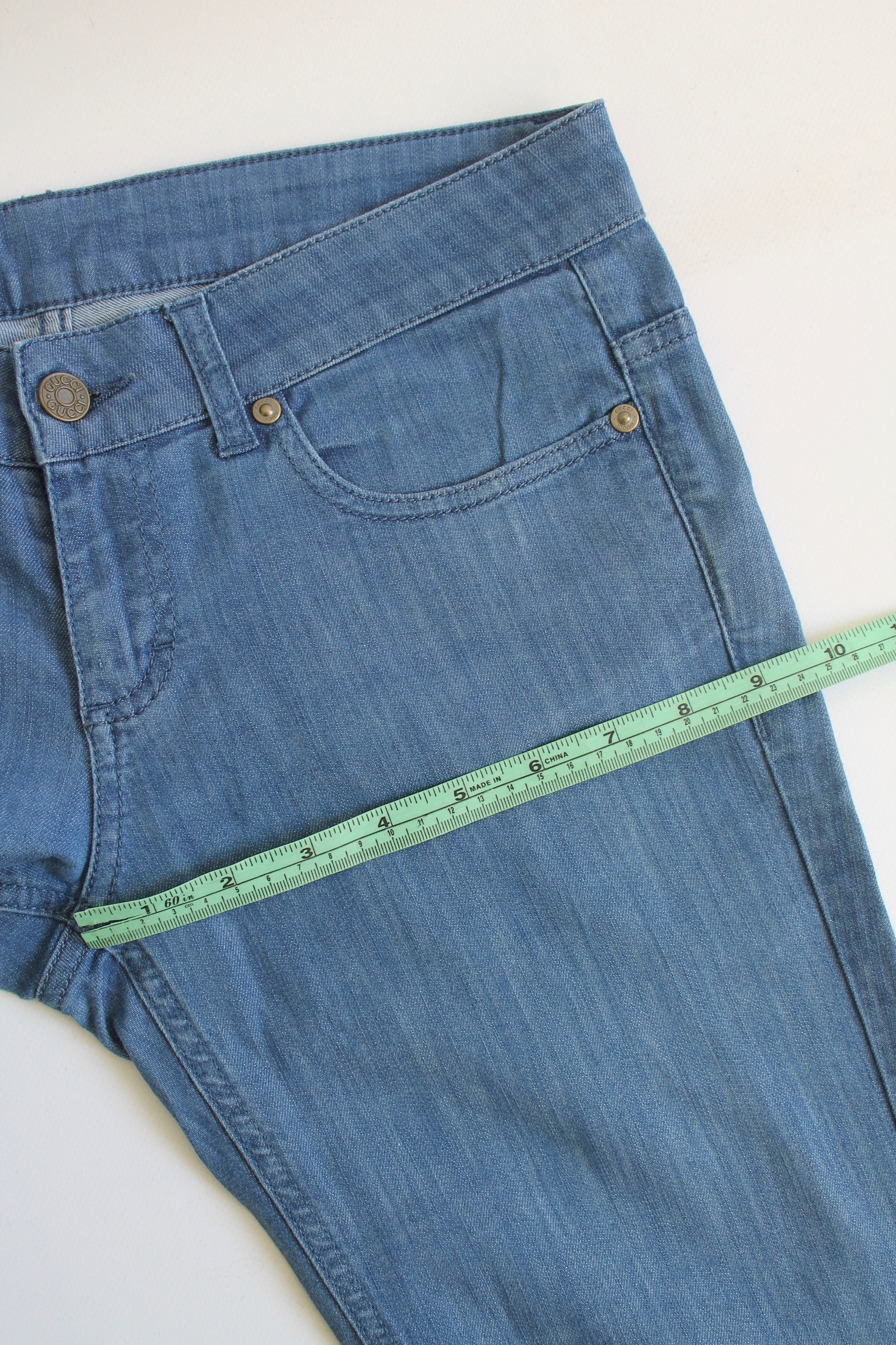 Gucci GUCCI Flared Denim Pants 70's Stretch Blue Ladies Size 27" / US 4 / IT 40 - 19 Thumbnail