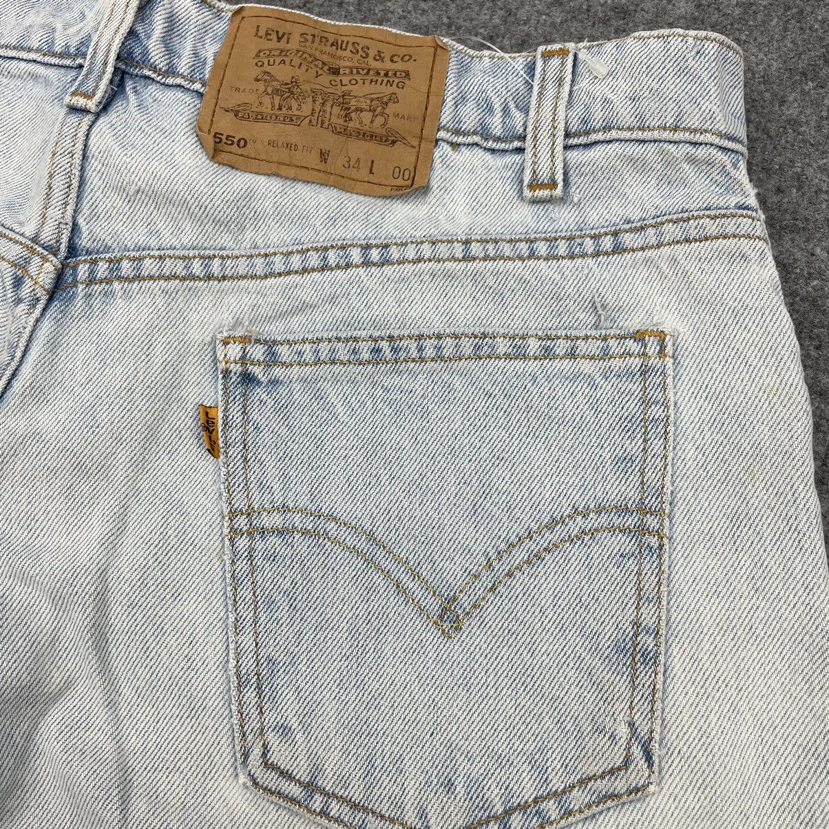 Levi's × Vintage Vintage Levi's 550 Light Wash Oren Tag -wc046 Size US 33 - 4 Thumbnail