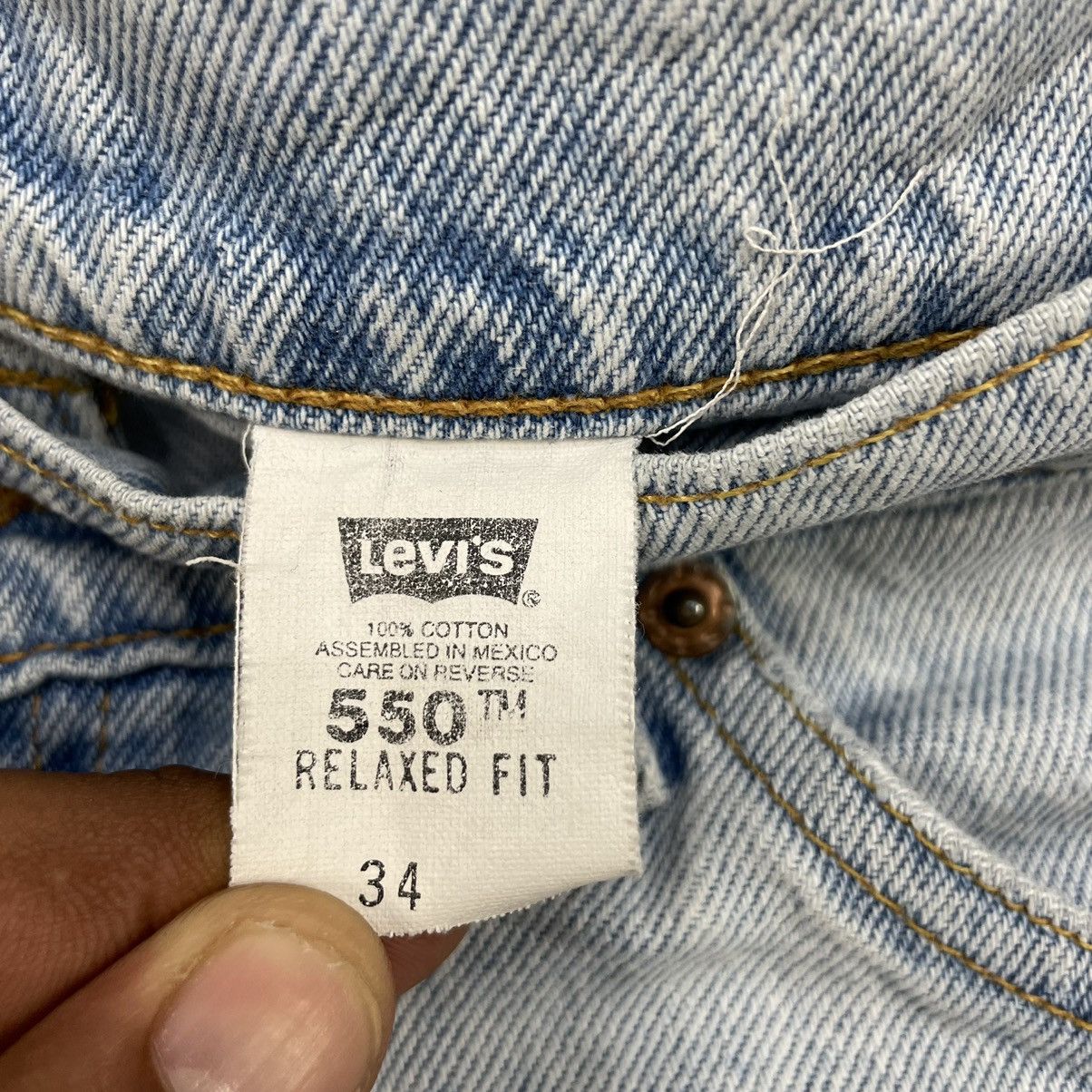 Levi's × Vintage Vintage Levi's 550 Light Wash Oren Tag -wc046 Size US 33 - 5 Thumbnail