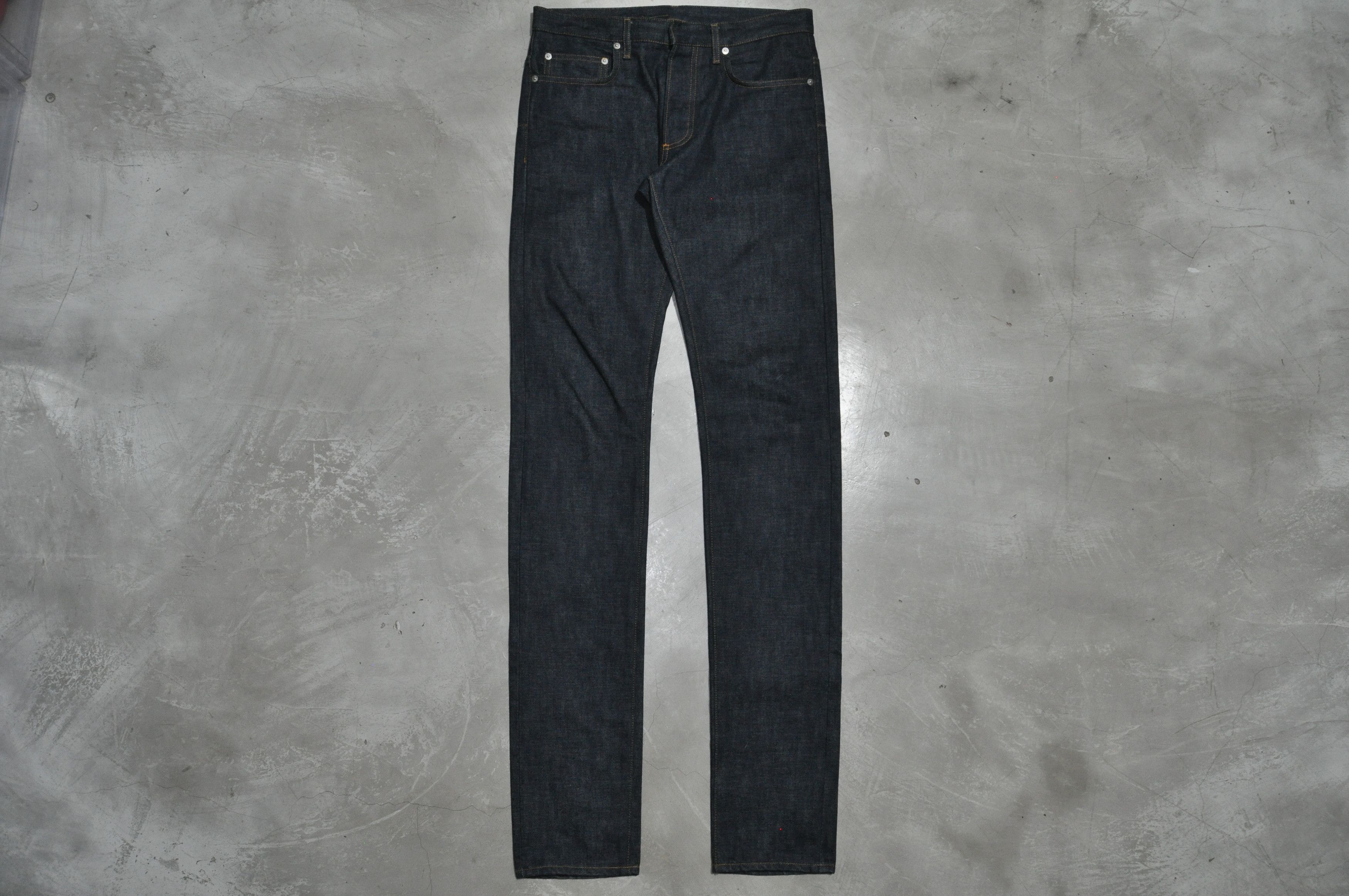 image of Dior - Kris Van Assche - F/w 12 - Mij 17.5Cm Raw Denim, Men's (Size 30)