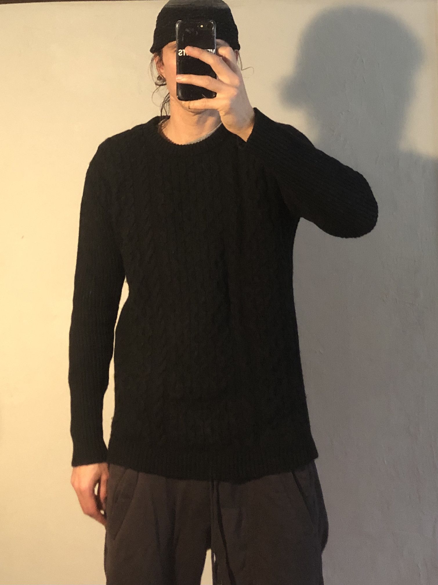 AMI Ami merino wool cable knit sweater Size US M / EU 48-50 / 2 - 2 Thumbnail