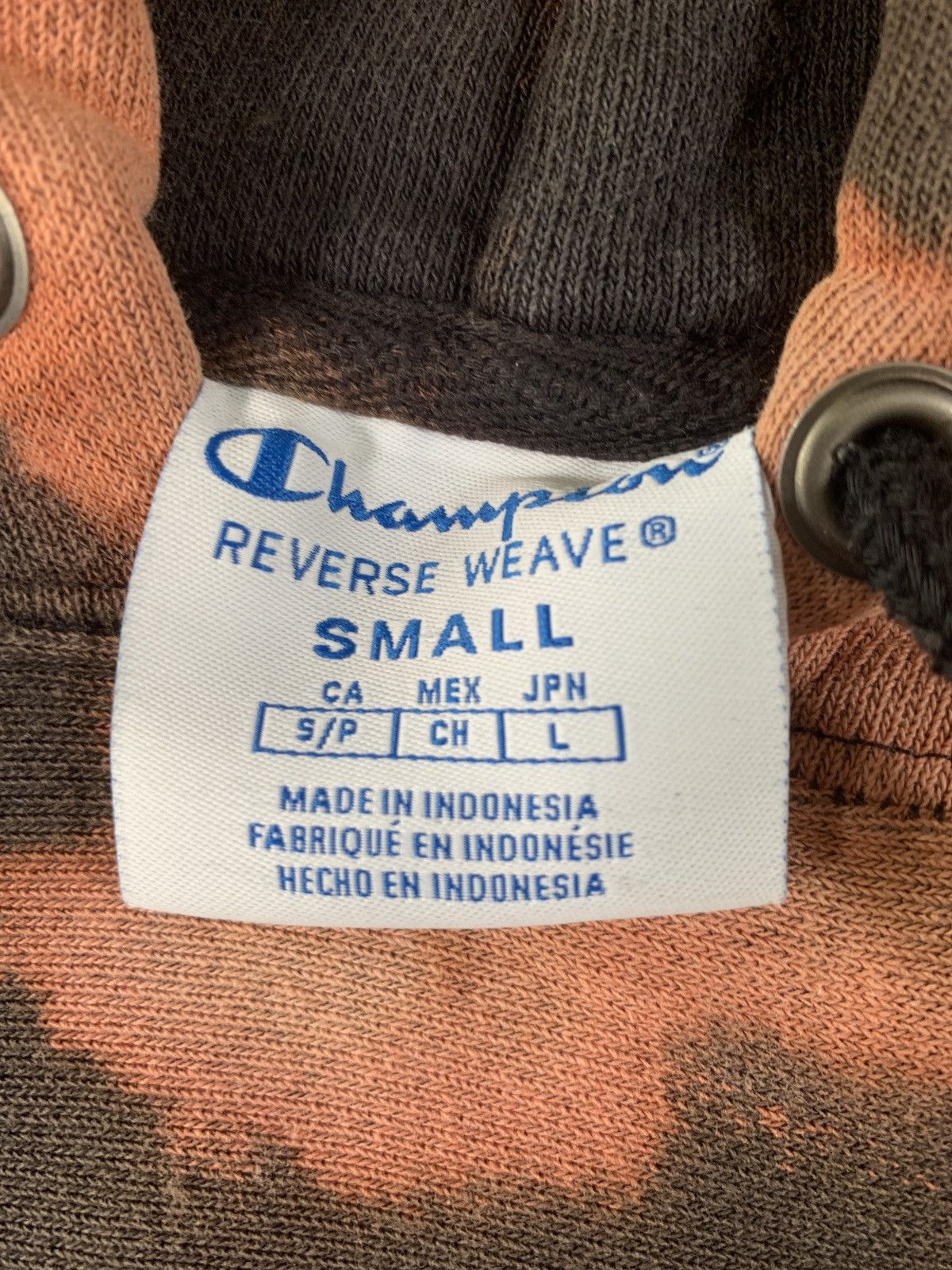 Champion Custom Dye Champion Chenille Spellout Reverse weave Hoodie Size US S / EU 44-46 / 1 - 7 Thumbnail