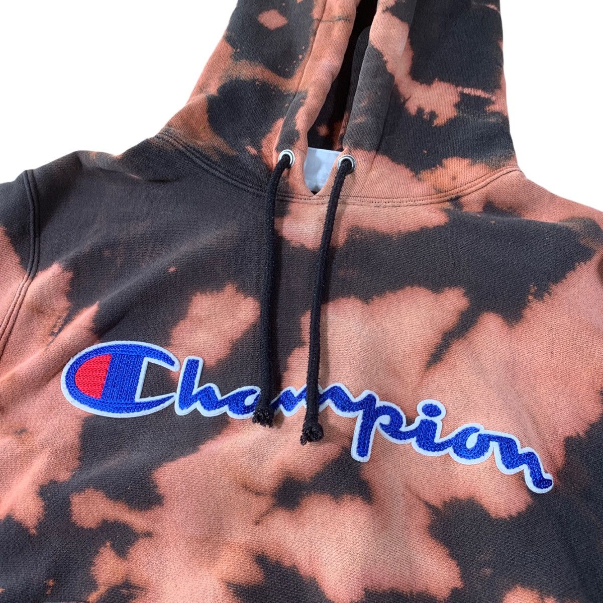 Champion Custom Dye Champion Chenille Spellout Reverse weave Hoodie Size US S / EU 44-46 / 1 - 3 Thumbnail