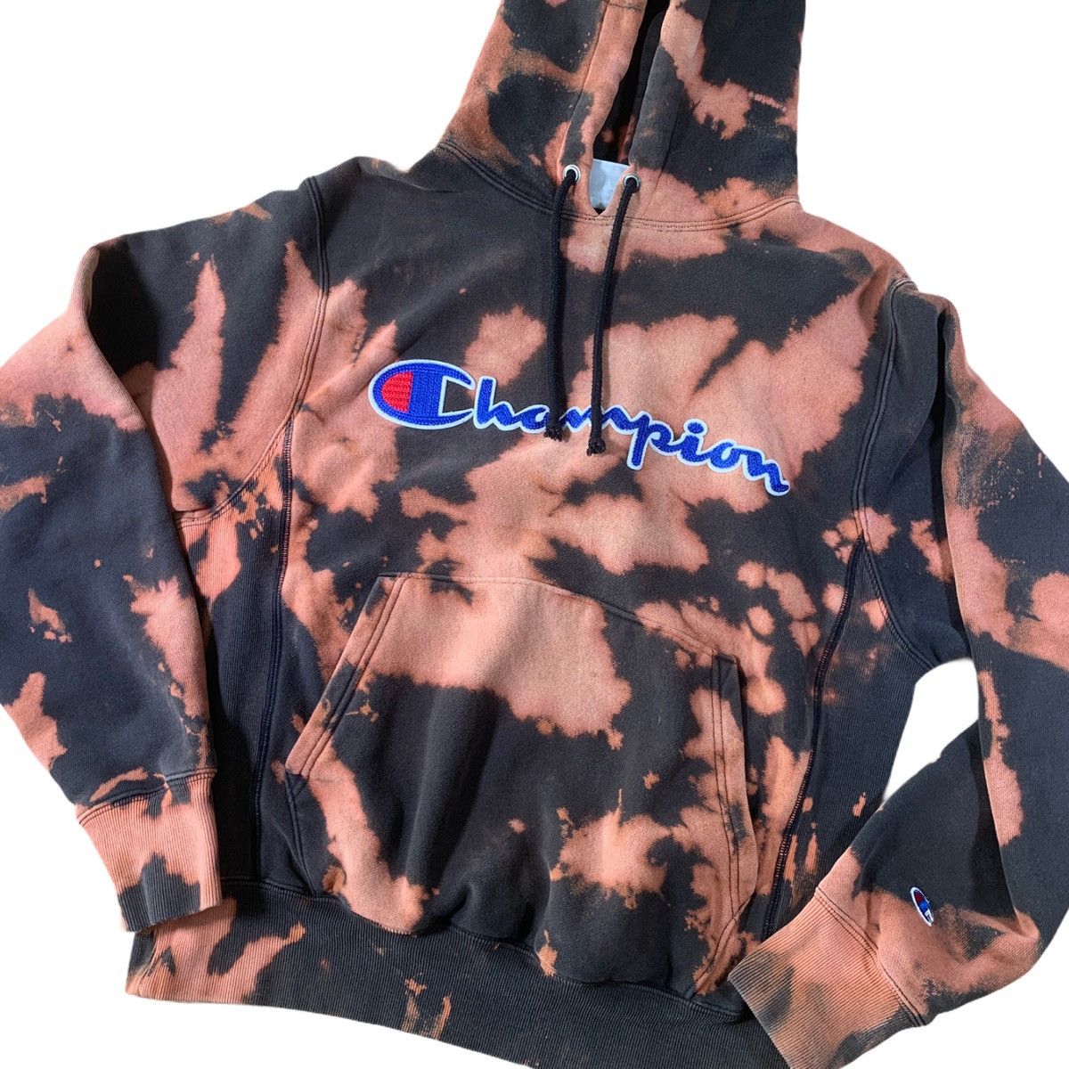 Champion Custom Dye Champion Chenille Spellout Reverse weave Hoodie Size US S / EU 44-46 / 1 - 4 Thumbnail