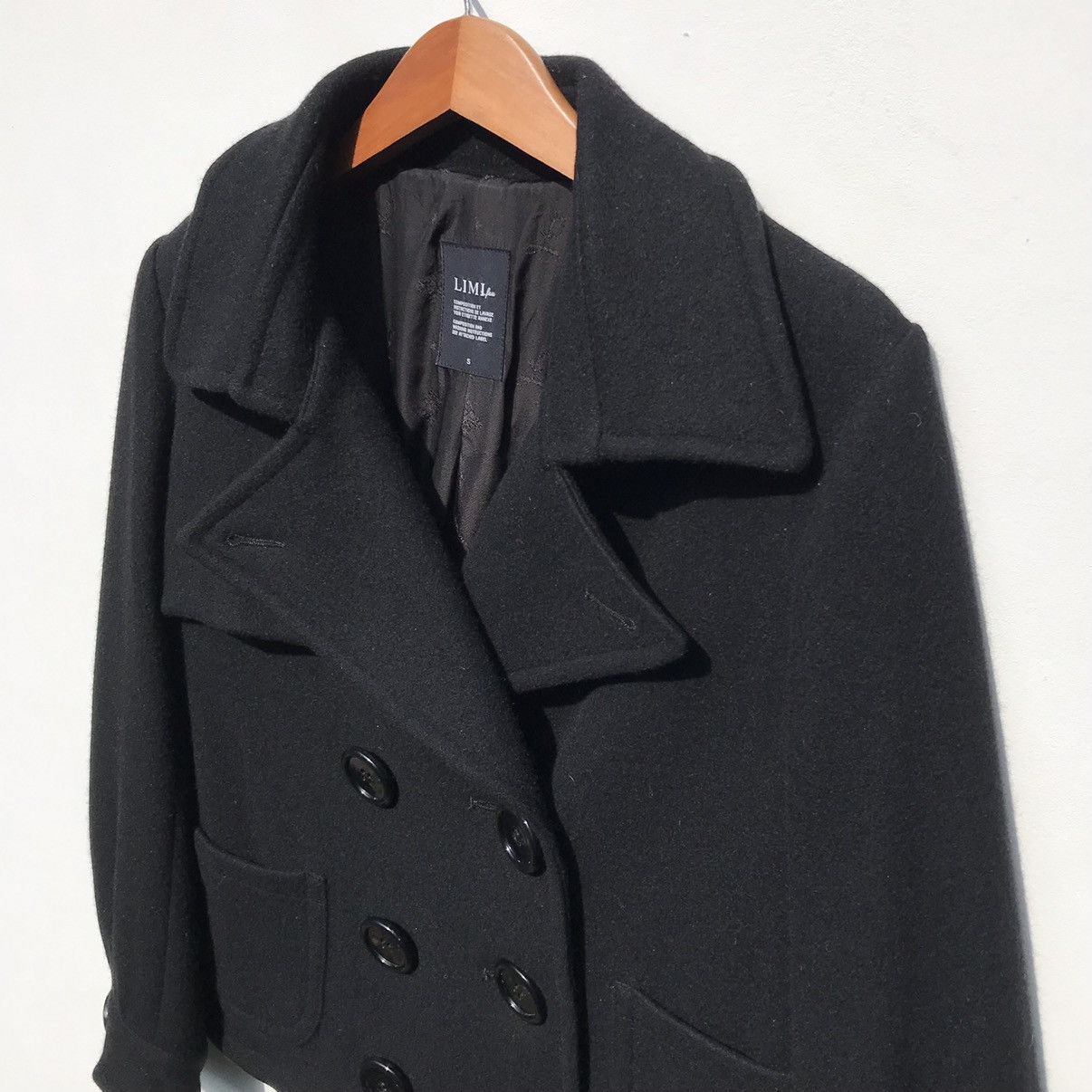 Limi Feu Limi Feu Yohji Yamamoto Wool Jacket Yohji Japanese Designer Size S / US 4 / IT 40 - 6 Thumbnail