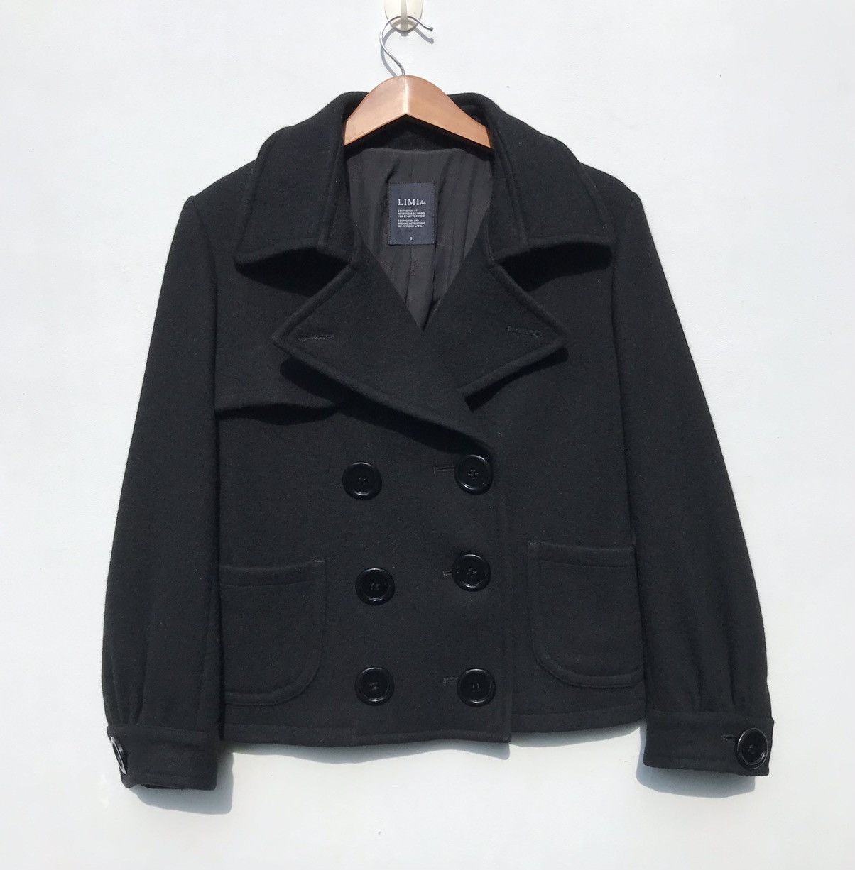 Limi Feu Limi Feu Yohji Yamamoto Wool Jacket Yohji Japanese Designer Size S / US 4 / IT 40 - 1 Thumbnail