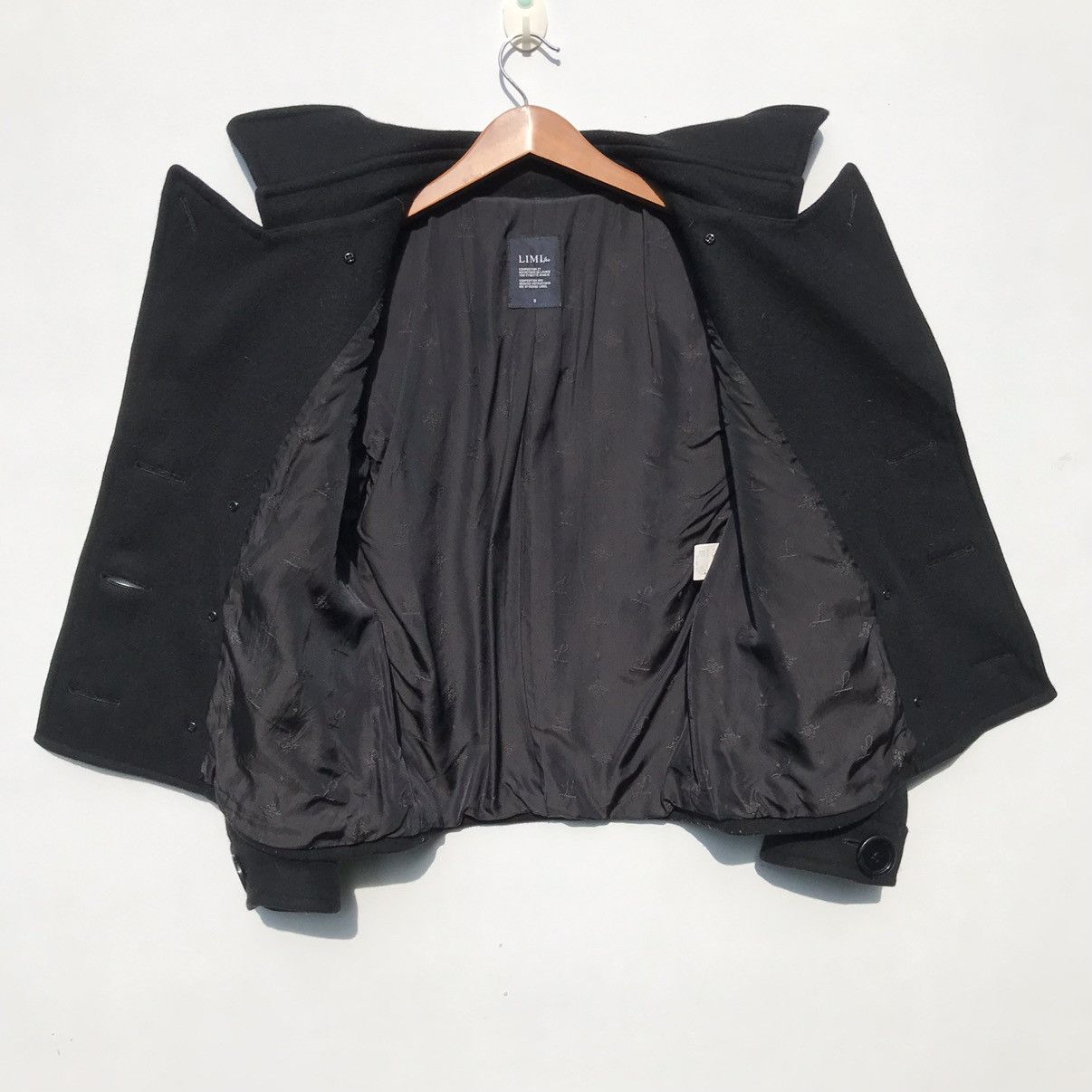 Limi Feu Limi Feu Yohji Yamamoto Wool Jacket Yohji Japanese Designer Size S / US 4 / IT 40 - 3 Thumbnail