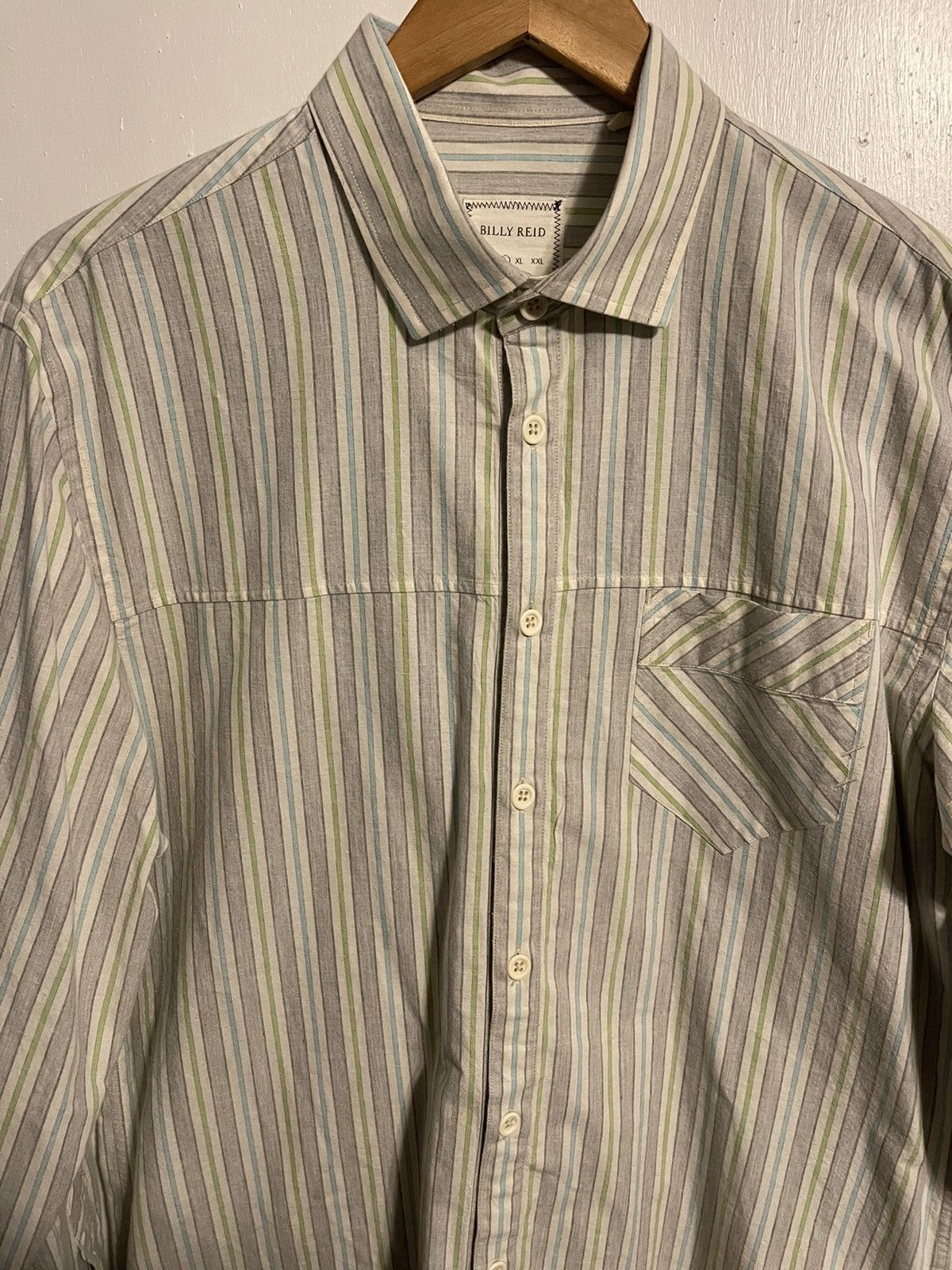 Billy Reid Billy Reid Striped Formal Button Down Size US L / EU 52-54 / 3 - 2 Thumbnail