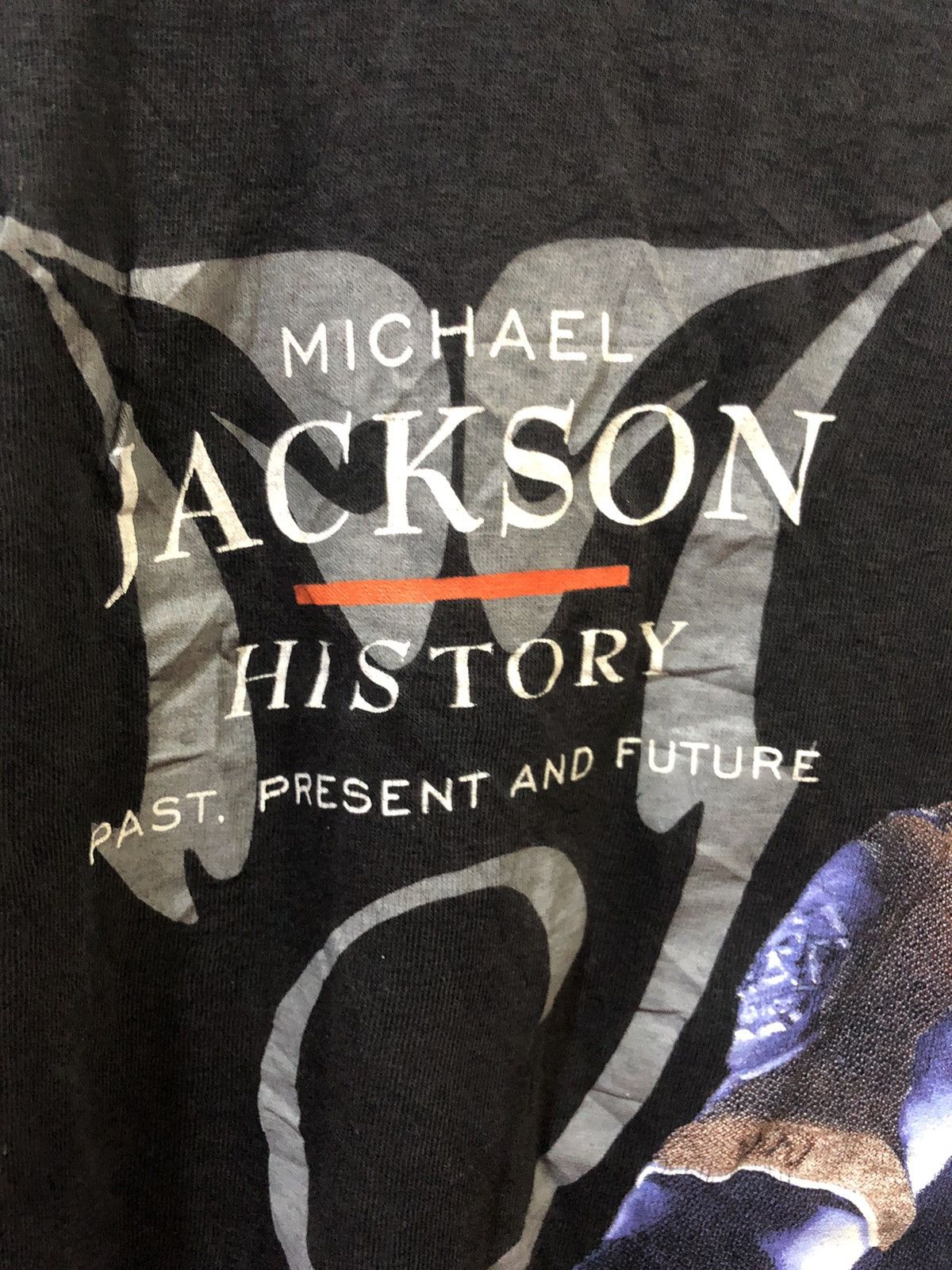 Band Tees × Michael Jackson × Vintage Vintage 90s Michael Jackson History King of Pop Size US M / EU 48-50 / 2 - 4 Thumbnail