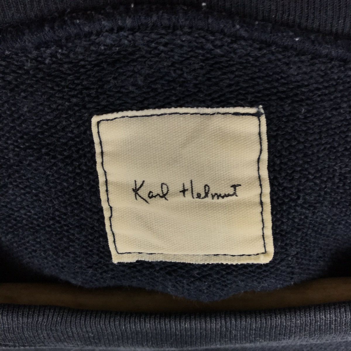 Japanese Brand Vintage Karl Helmut Sweatshirt 90s Pullover Large Size Size US L / EU 52-54 / 3 - 3 Thumbnail