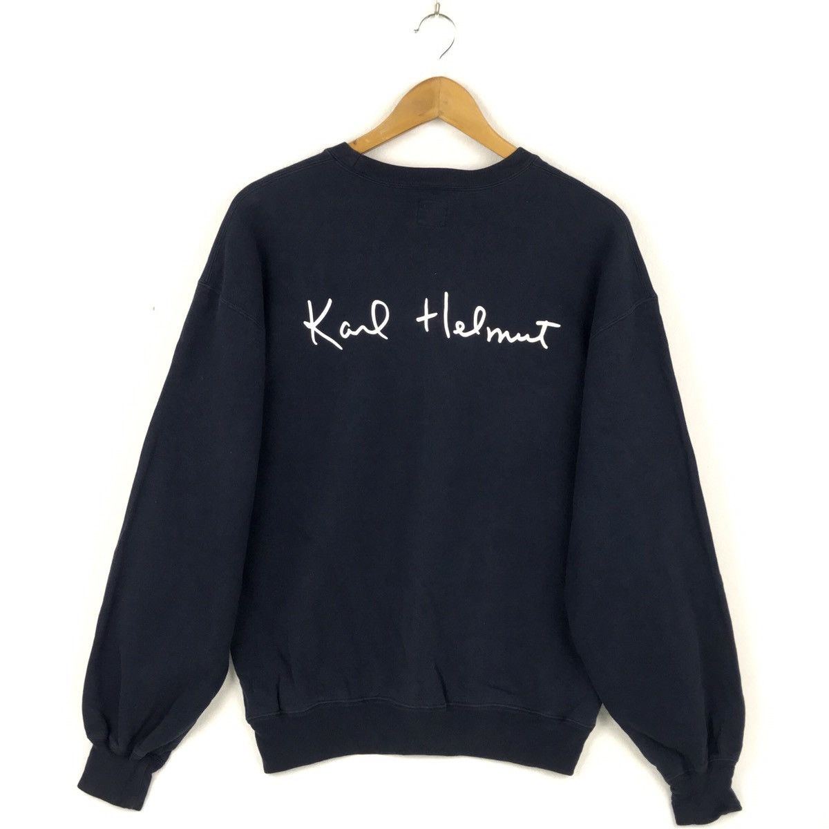 Japanese Brand Vintage Karl Helmut Sweatshirt 90s Pullover Large Size Size US L / EU 52-54 / 3 - 2 Thumbnail