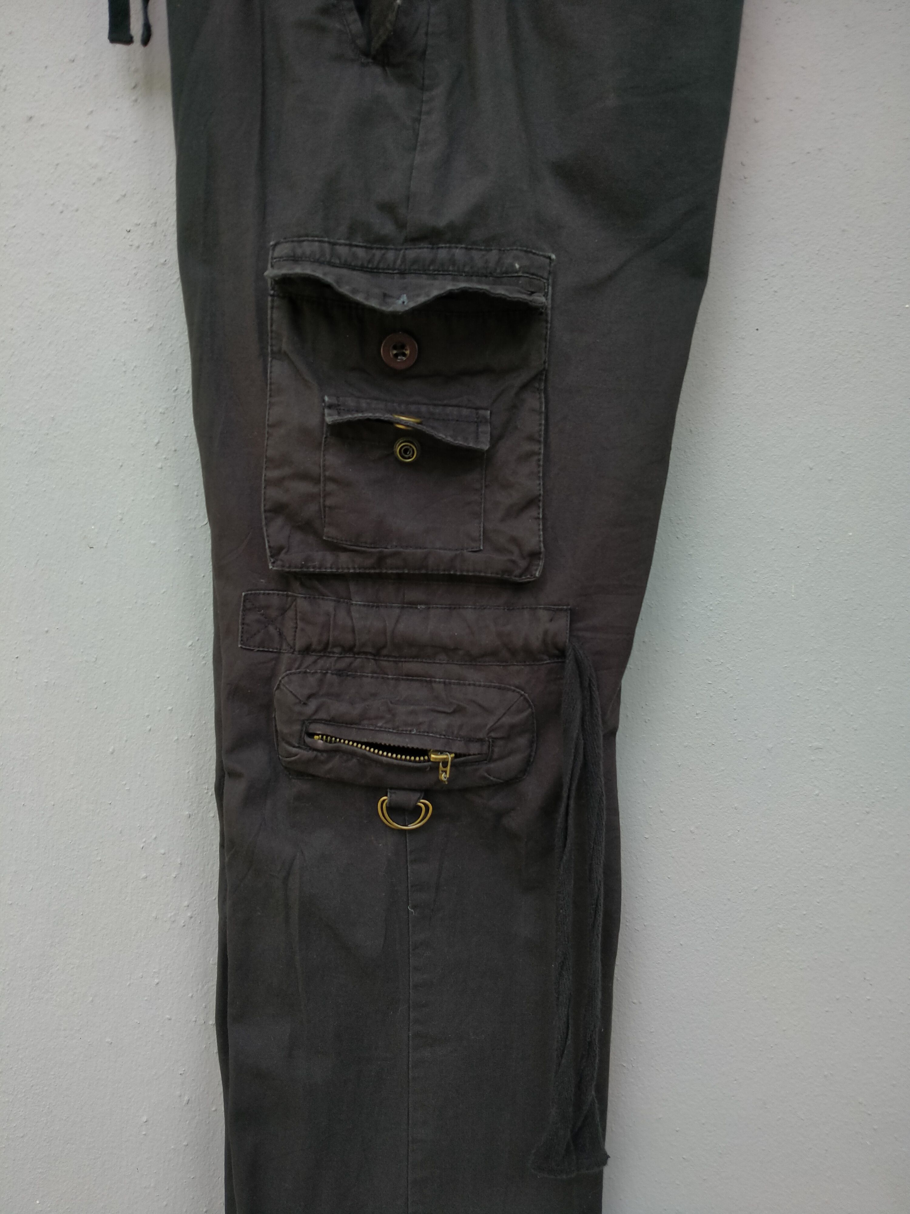Japanese Brand JapaneseBrand LOWBOX Drawstring Parachute Cargo Pant Size US 31 - 6 Thumbnail