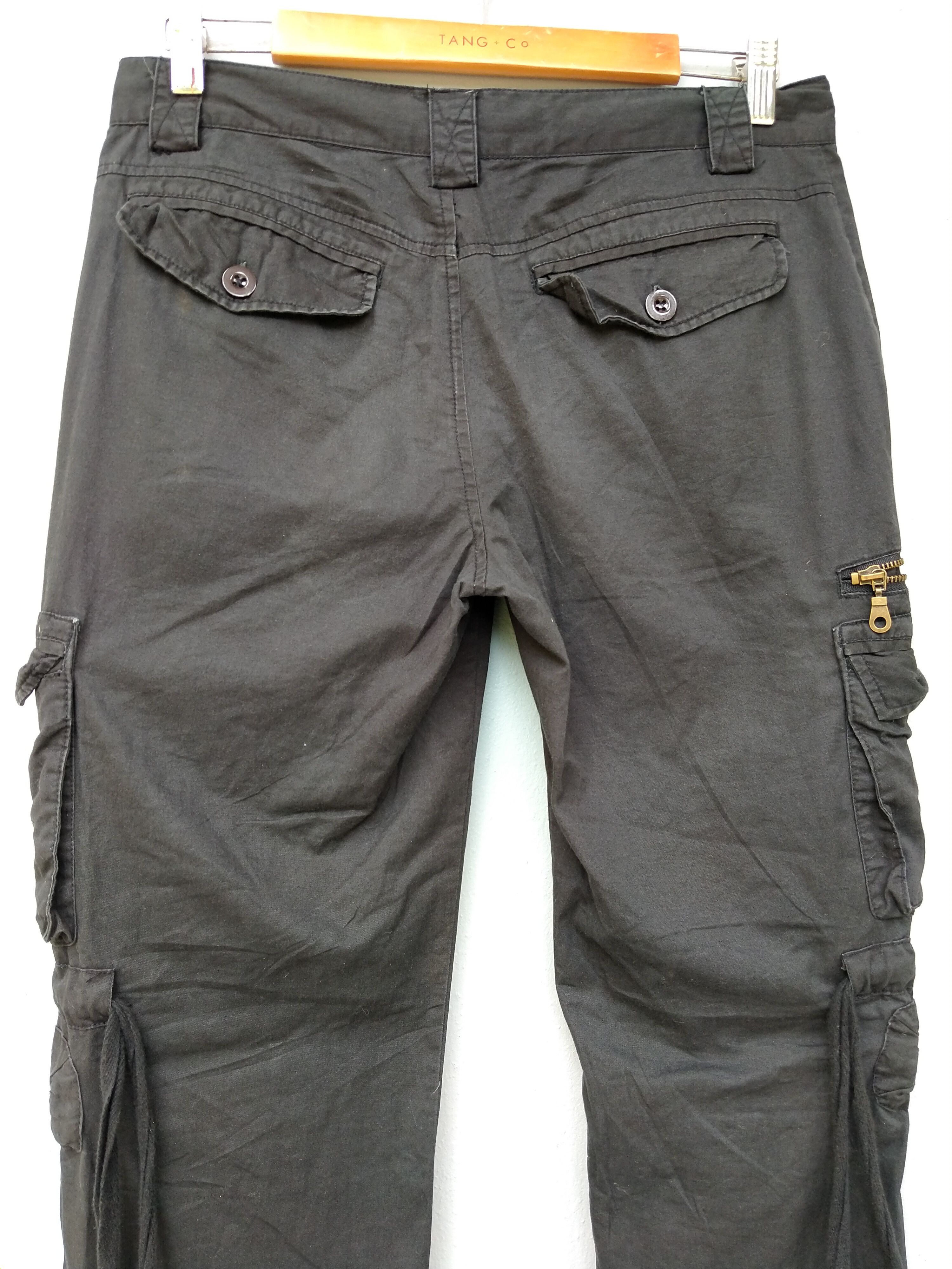 Japanese Brand JapaneseBrand LOWBOX Drawstring Parachute Cargo Pant Size US 31 - 17 Thumbnail