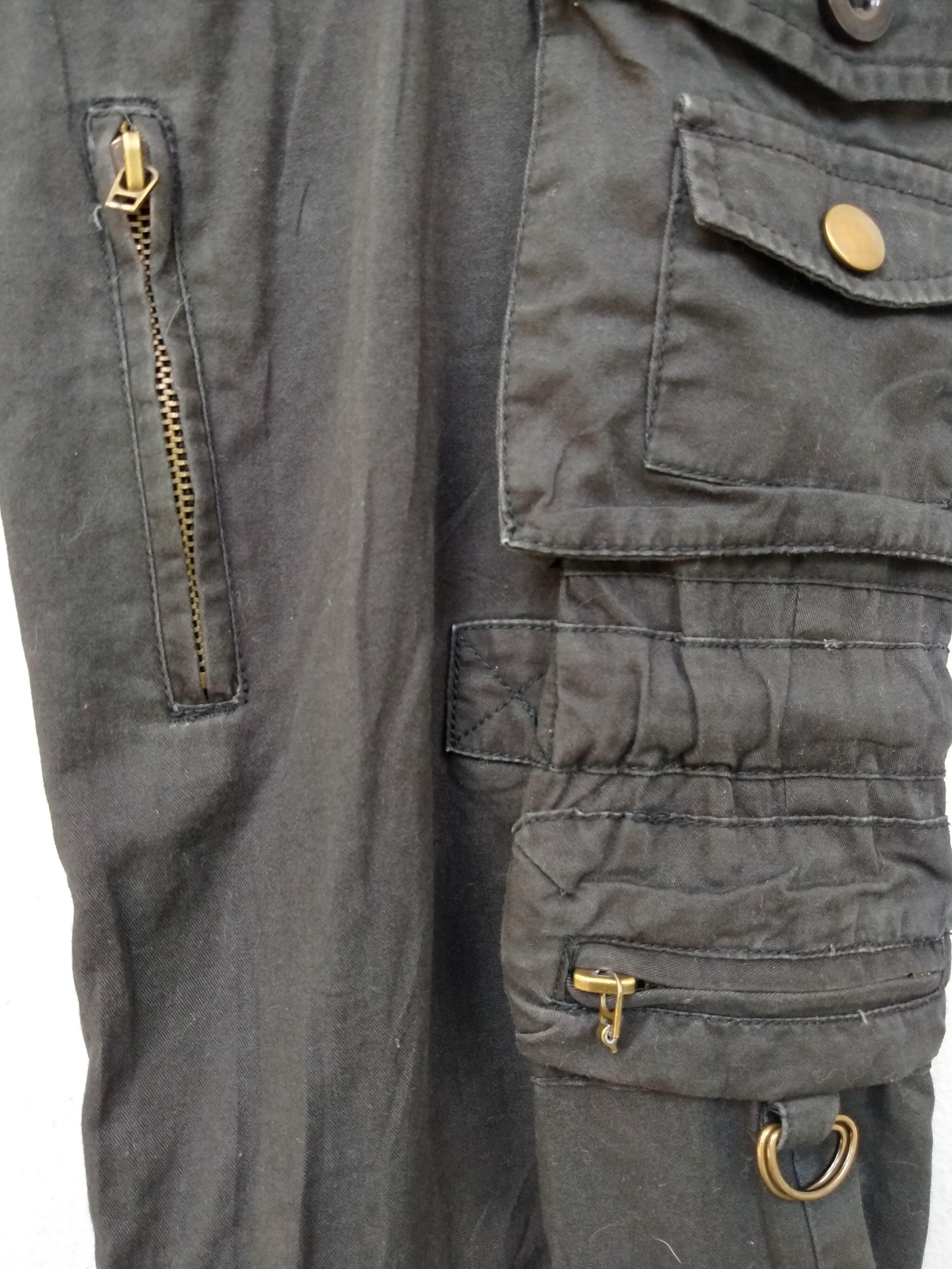 Japanese Brand JapaneseBrand LOWBOX Drawstring Parachute Cargo Pant Size US 31 - 14 Thumbnail