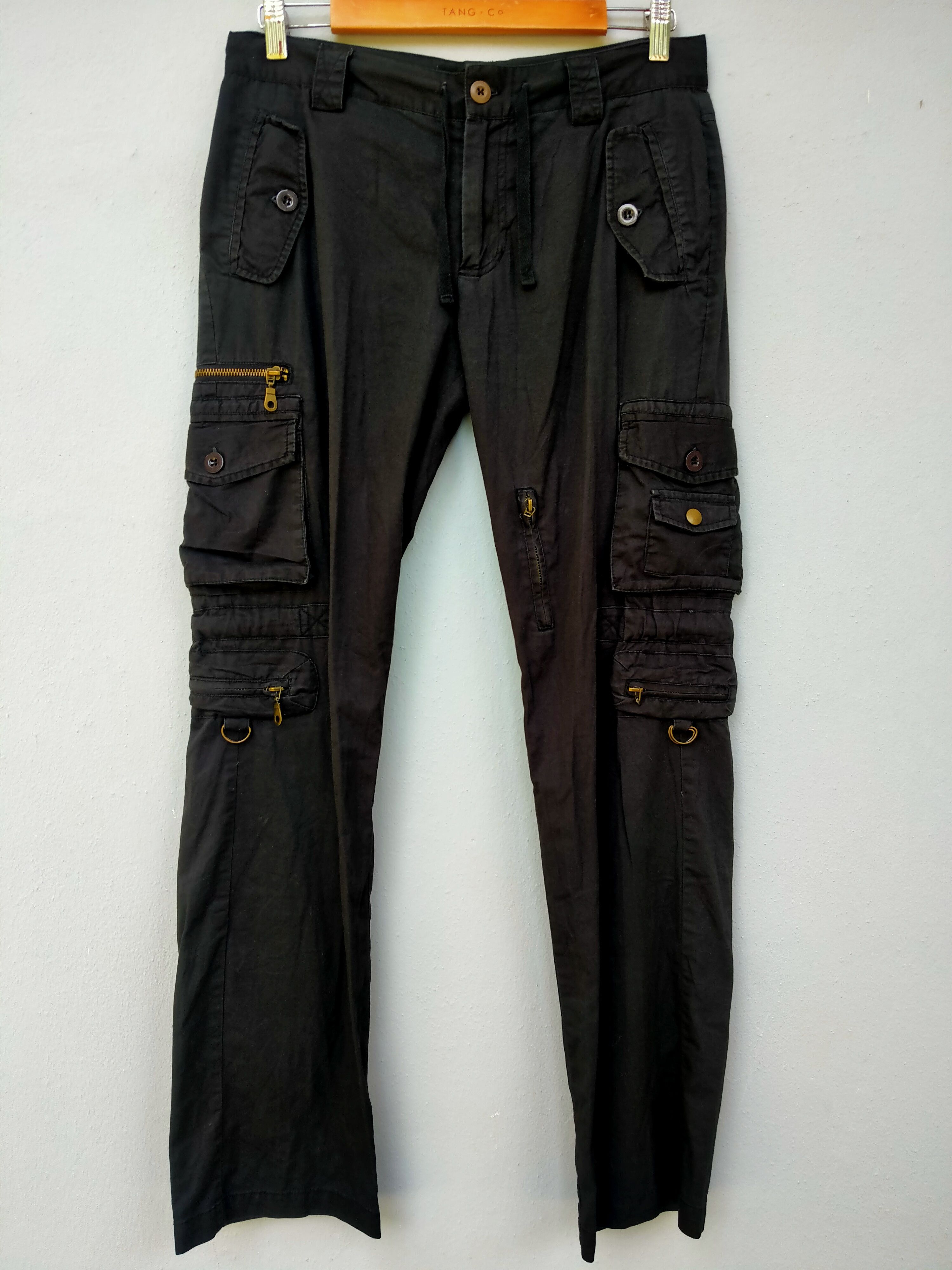 JapaneseBrand LOWBOX Drawstring Parachute Cargo Pant