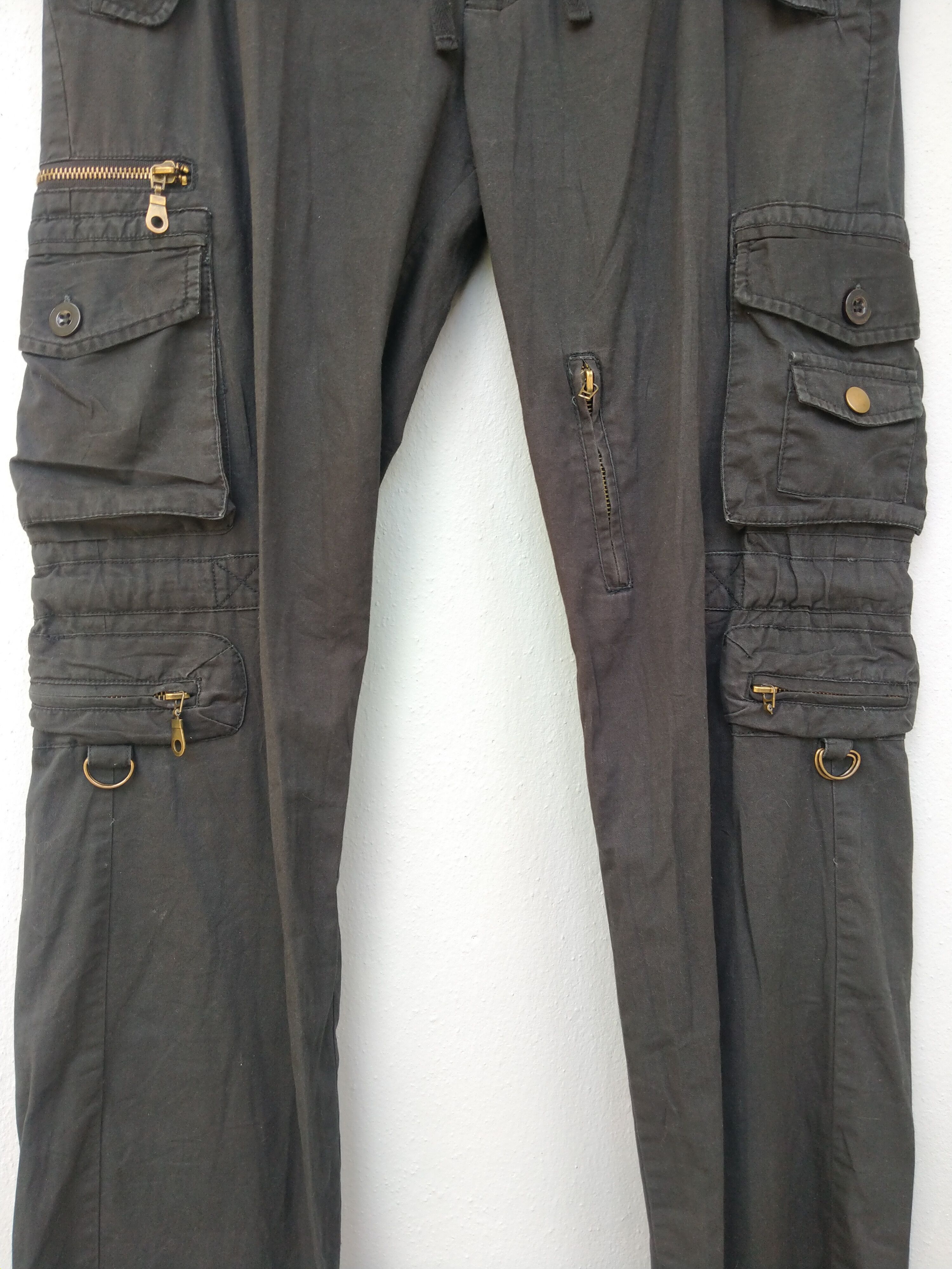 Japanese Brand JapaneseBrand LOWBOX Drawstring Parachute Cargo Pant Size US 31 - 13 Thumbnail
