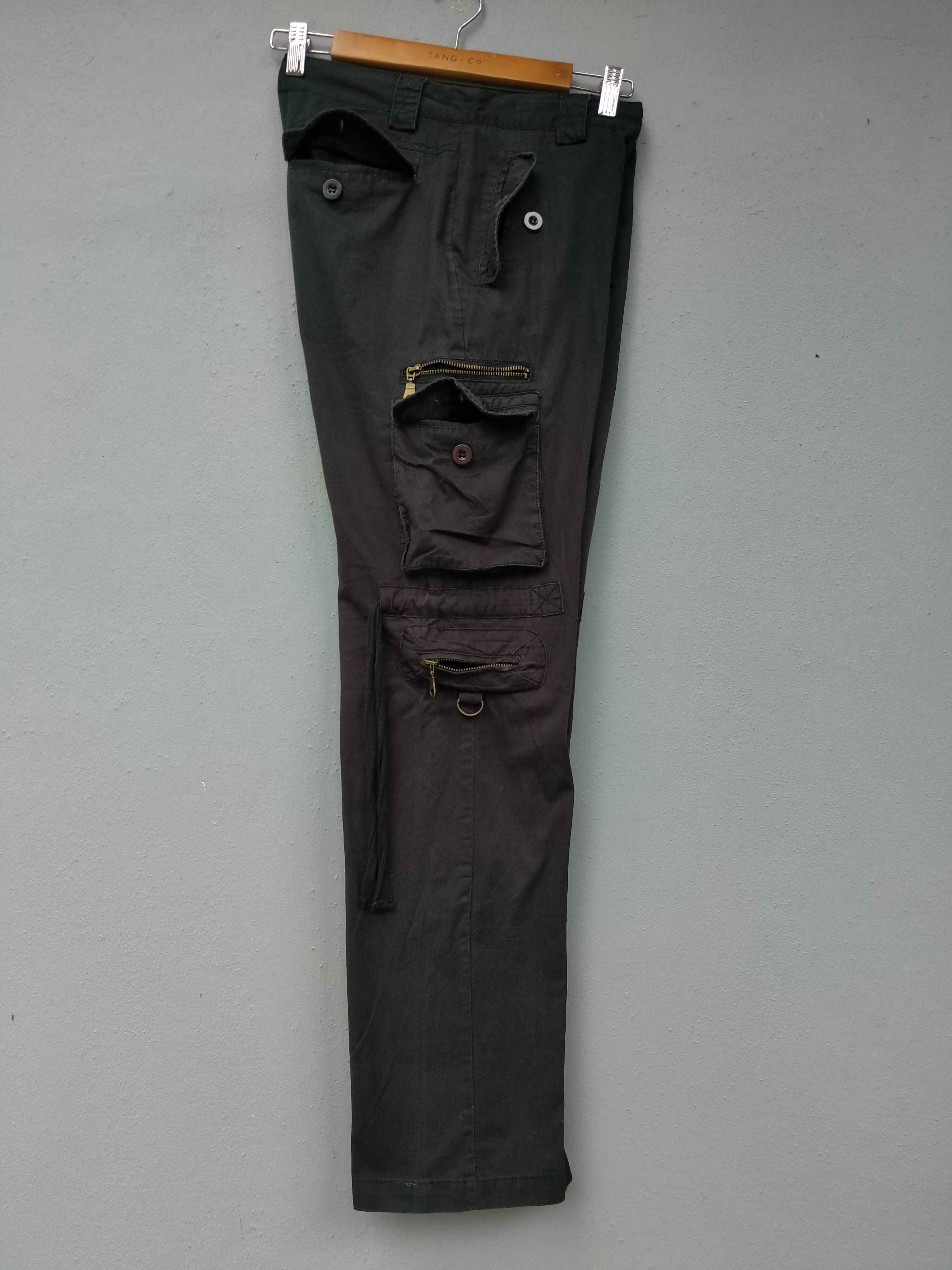 Japanese Brand JapaneseBrand LOWBOX Drawstring Parachute Cargo Pant Size US 31 - 8 Thumbnail