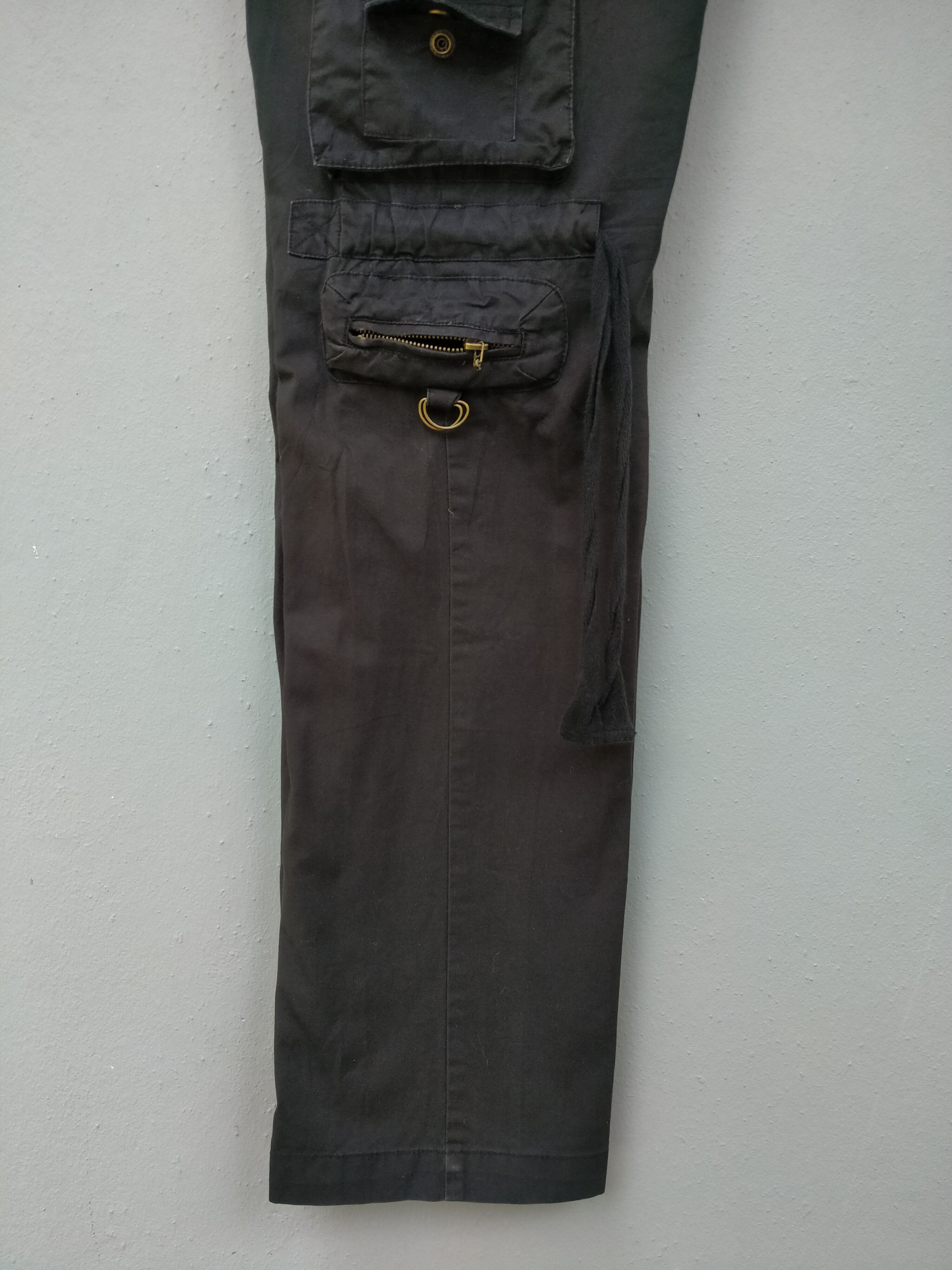 Japanese Brand JapaneseBrand LOWBOX Drawstring Parachute Cargo Pant Size US 31 - 7 Thumbnail