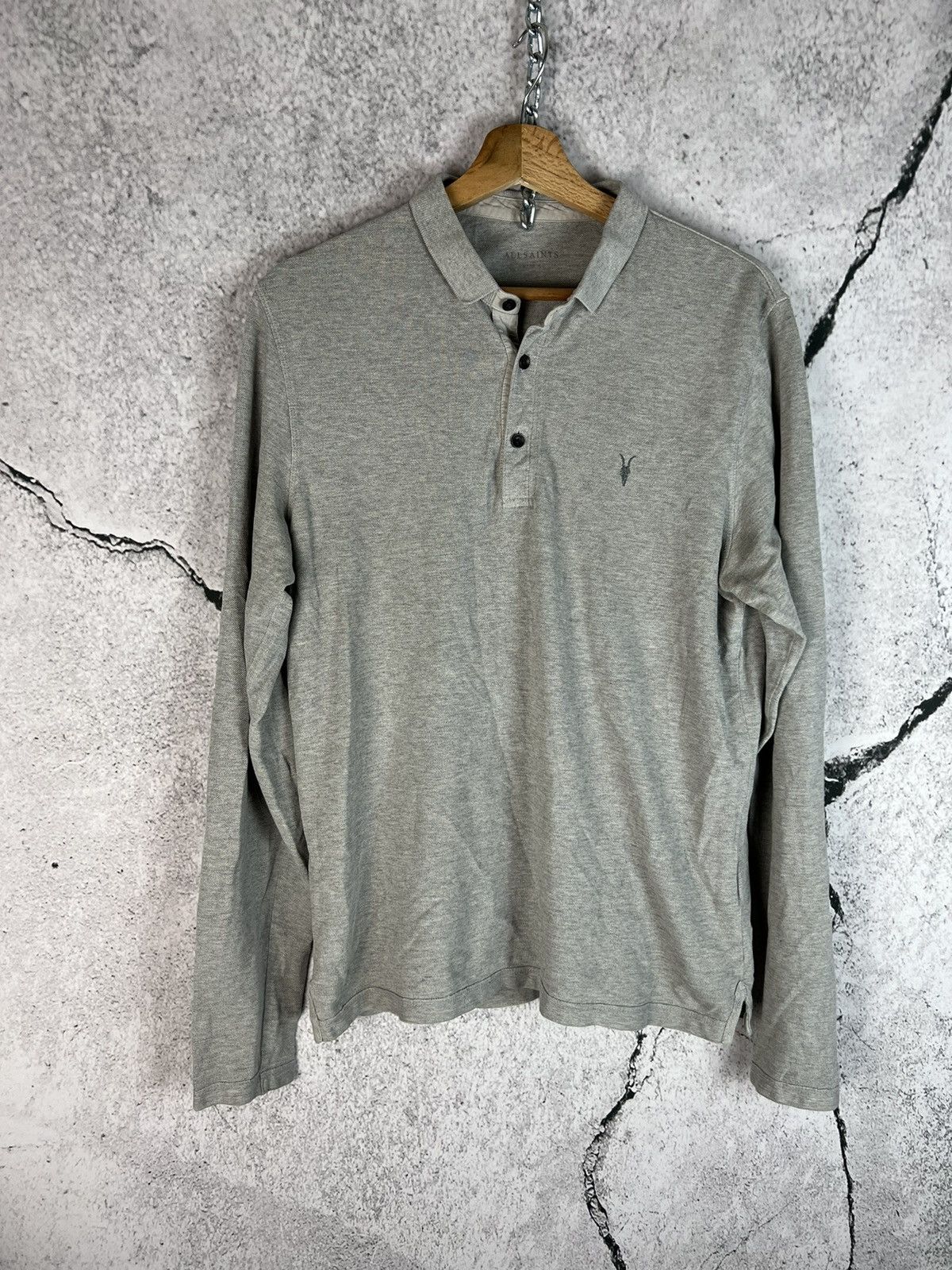 Allsaints Allsaints long sleeve polo shirt Size US M / EU 48-50 / 2 - 1 Thumbnail