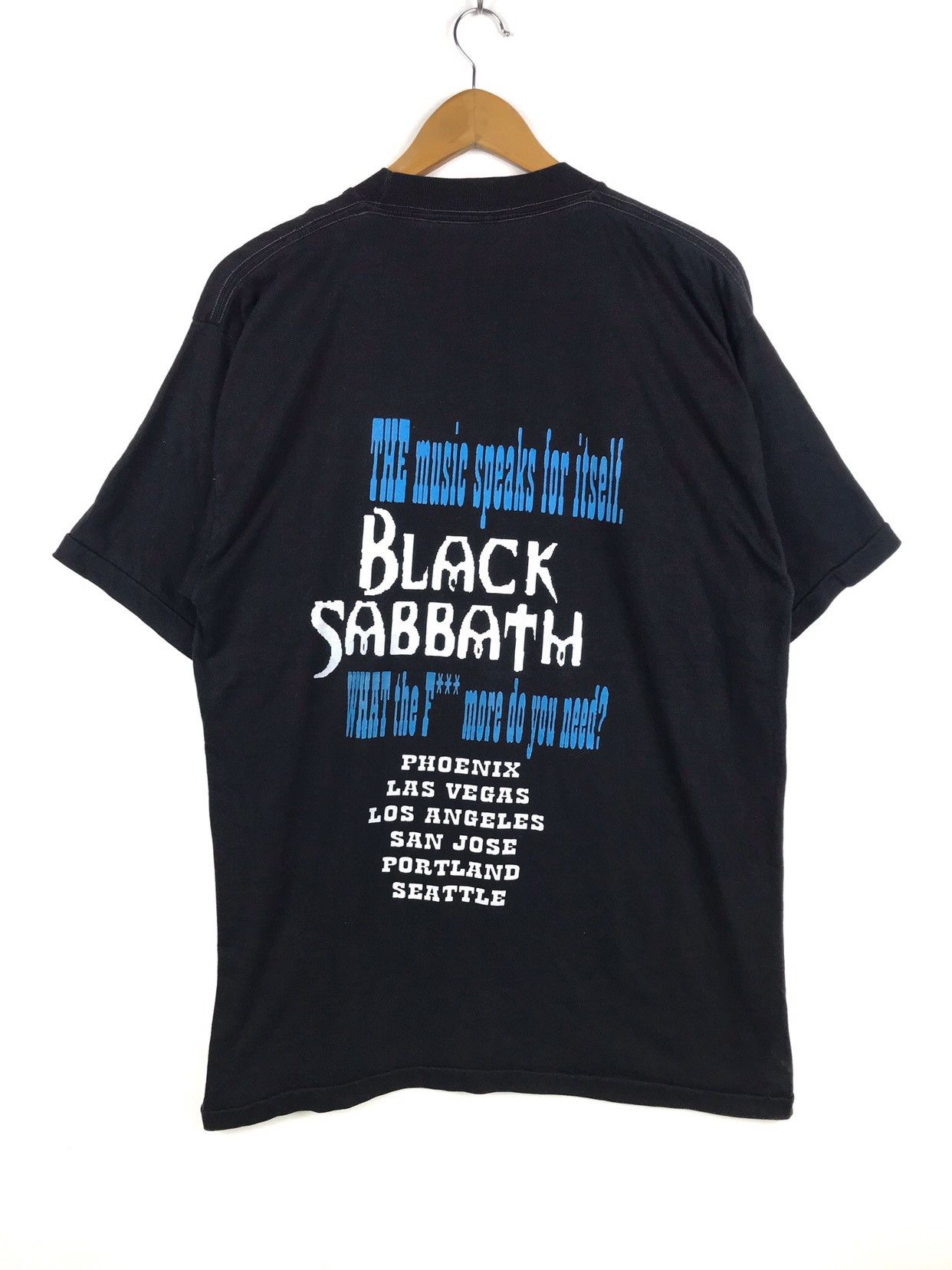 ミュージシャン 90s Ozzy Osbourne vintage black sabbath Vintage 90's Ozzy Osbourne Black Sabbath Band Tee Size XL - Etsy