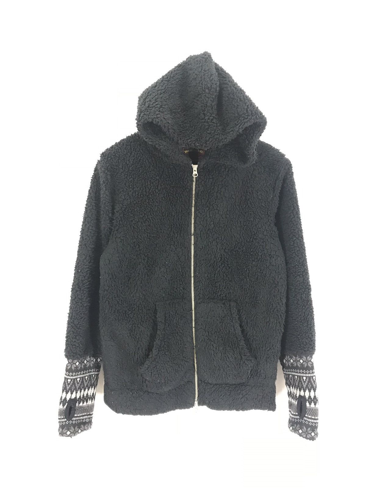 Beams Plus 2000s Beams japan Zip Up Fleece hoodie Jacket Size US M / EU 48-50 / 2 - 1 Thumbnail