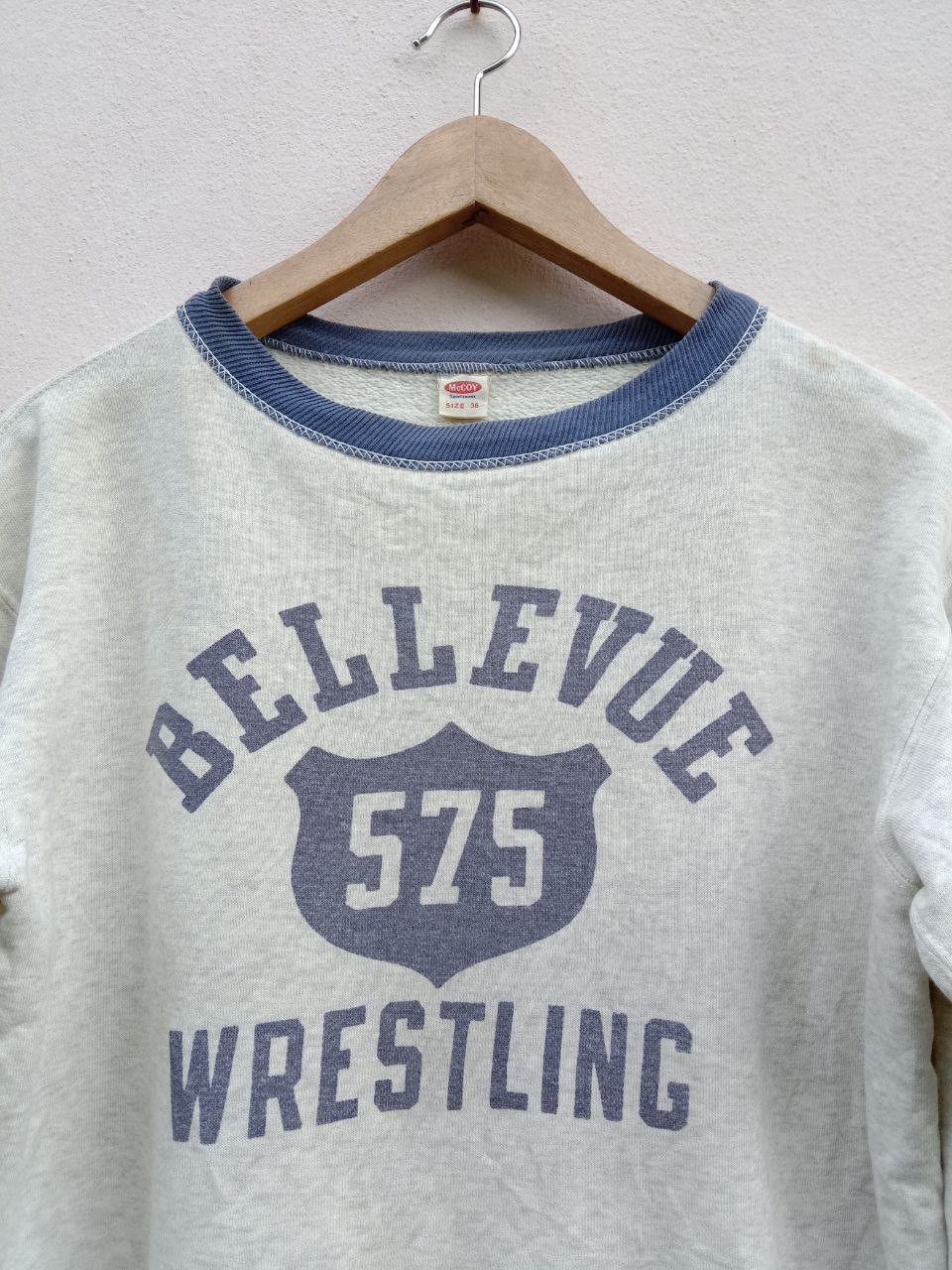 Freewheelers Vintage McCoy Bellevue 575 Wrestling Sweatshirt Size US M / EU 48-50 / 2 - 3 Thumbnail
