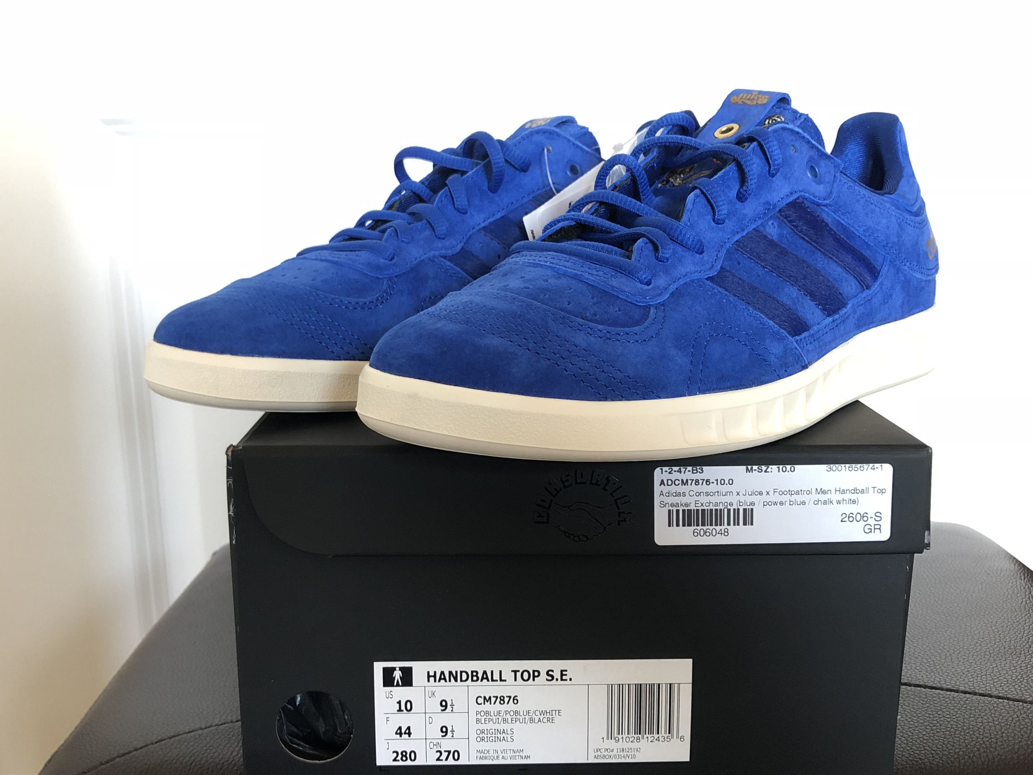 Adidas consortium x footpatrol x juice handball top se best sale