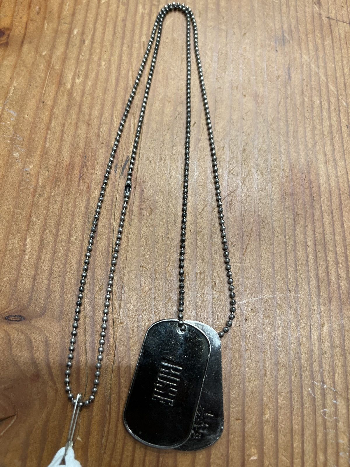 Number (N)ine Rose Dog Tags necklace Size ONE SIZE - 4 Thumbnail