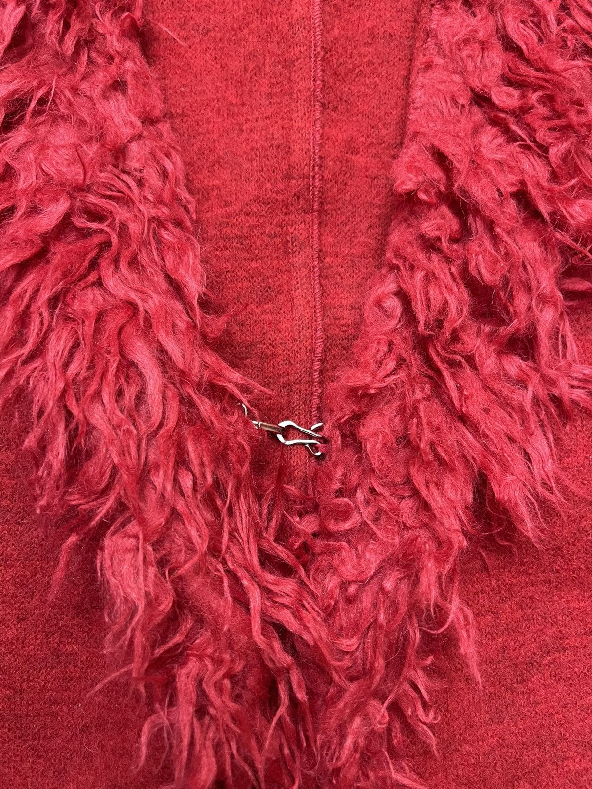 agnes b. Agnes.B Luxury Fringe Wool Coat Jacket Size US M / EU 48-50 / 2 - 11 Thumbnail