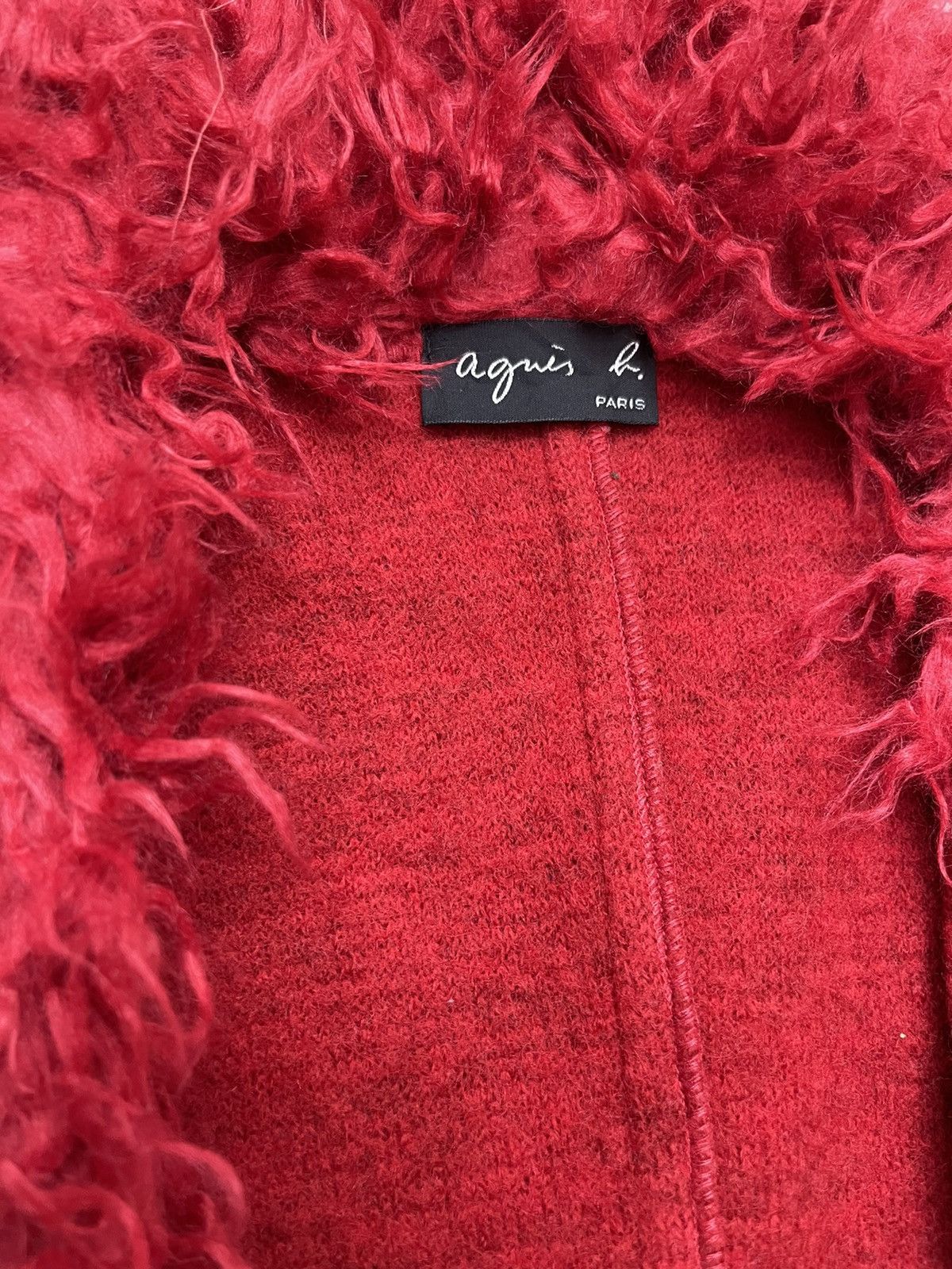 agnes b. Agnes.B Luxury Fringe Wool Coat Jacket Size US M / EU 48-50 / 2 - 10 Thumbnail